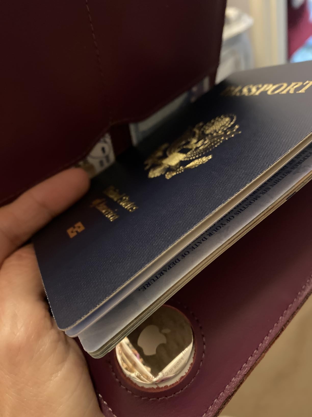 STAR VISTA Albatross Leather Travel Passport Holder, Minimalist Design, Full Grain Leather Case for Men and Women - Slim Passport Wallet, Bifold, RFID Blocking, with AirTag Holder customer photo 1