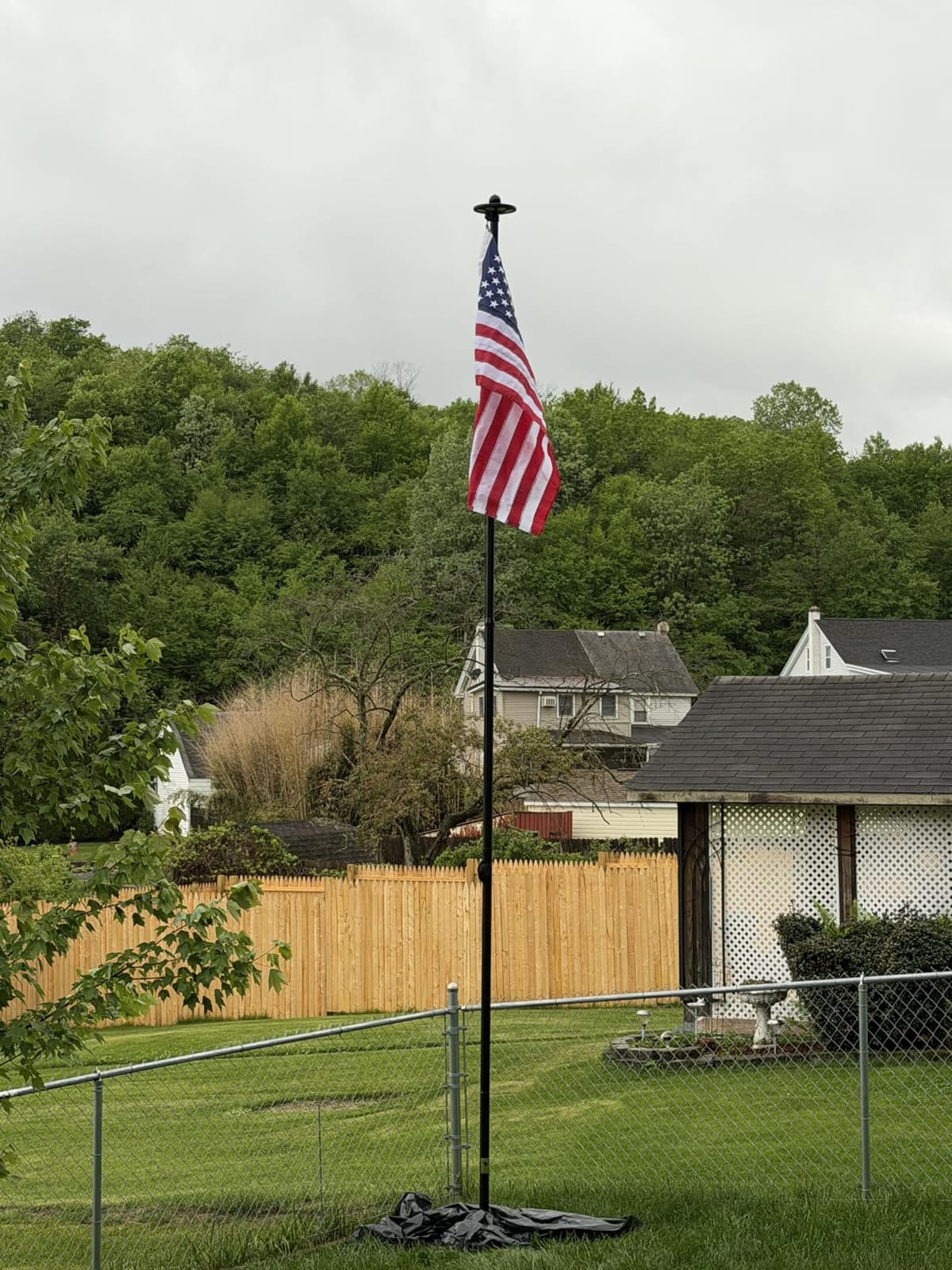 25FT Heavy Duty Flag Pole for Outside House, Real 10 Gauge Aluminum | 130MPH Wind Tested, True Glory Edition, Fly Two Flags, Residential & Commercial Flagpole Kit, Gift Box Packaging, Easy Install customer photo 2