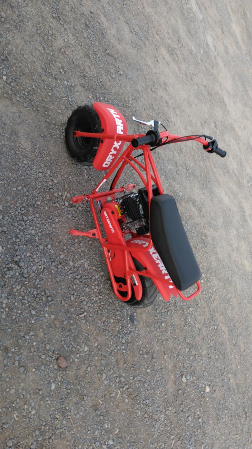 BRM100 Mini Dirt Pit Bike 105cc 4-Stroke Off Road for Teens Adults 220 LBS | 3.5HP EPA-Approved Engine, Up To 30 Mph, Rear Disc Brake, 145/70-6 Knobby Fat Tires, Pull-Start, 90% Assembled, Black, Basic customer photo 2