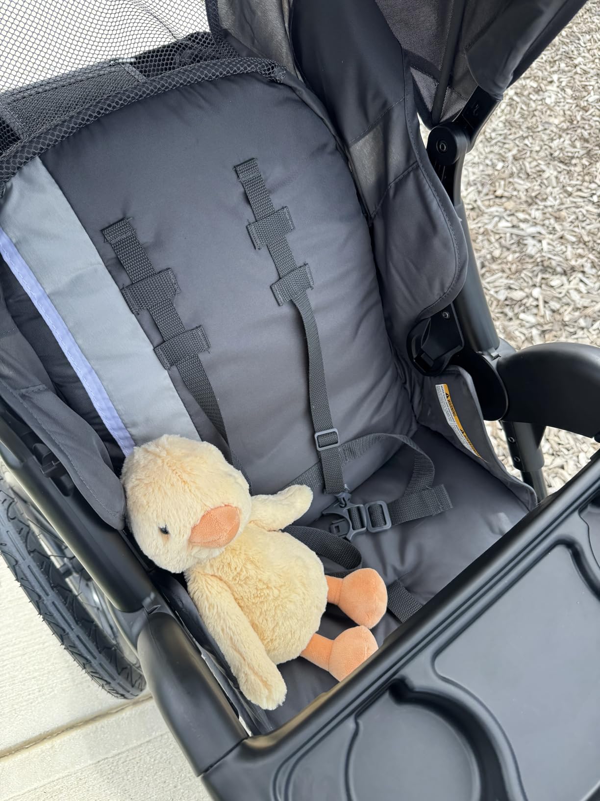 Baby Trend Expedition Zero Flat Jogger with LED Lights, Dash Grey | Foldable Infant & Toddler Jogging Travel System with Storage Basket, Canopy & 2 Cup Holders customer photo 1
