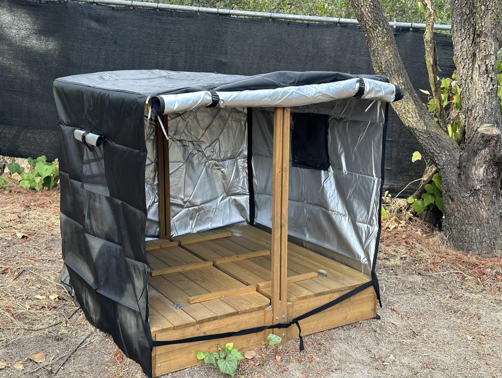 Wood Sandbox Cover, 48