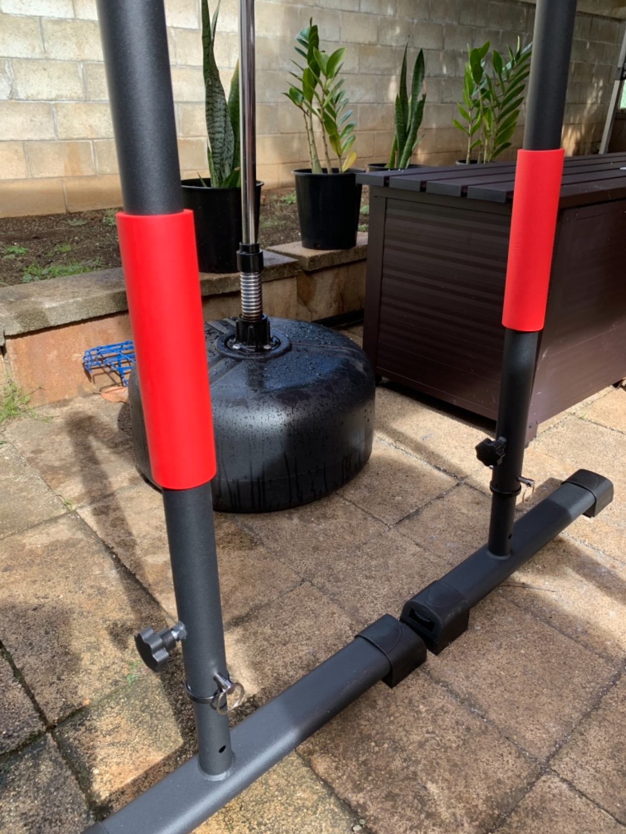 Sportsroyals Adjustable Dip Bar Station, Heavy Duty Parallette & Parallel Bars, 400LBS Stable Dip Stands for Home Gym, Calisthenics & Upper Body Workout Equipment customer photo 2