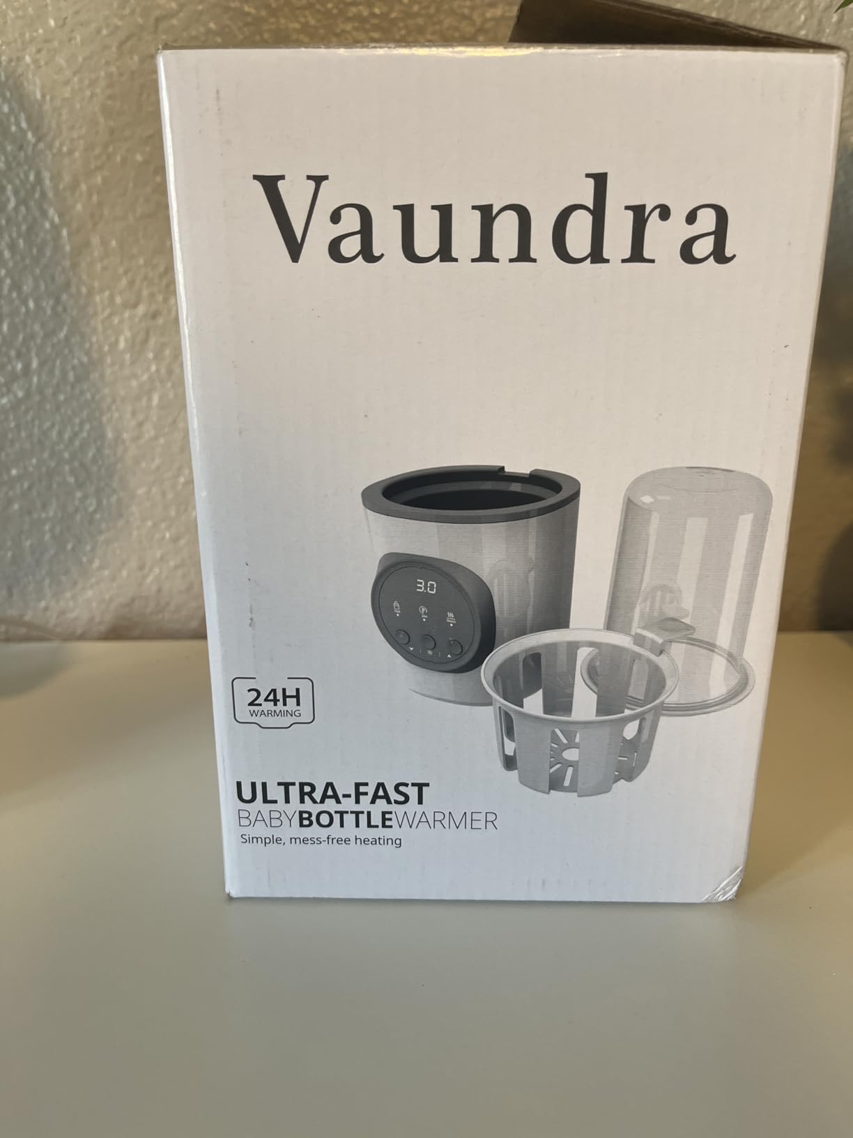 Vaundra Fast Baby Bottle Warmer for Breastmilk and Formula 120V customer photo 1