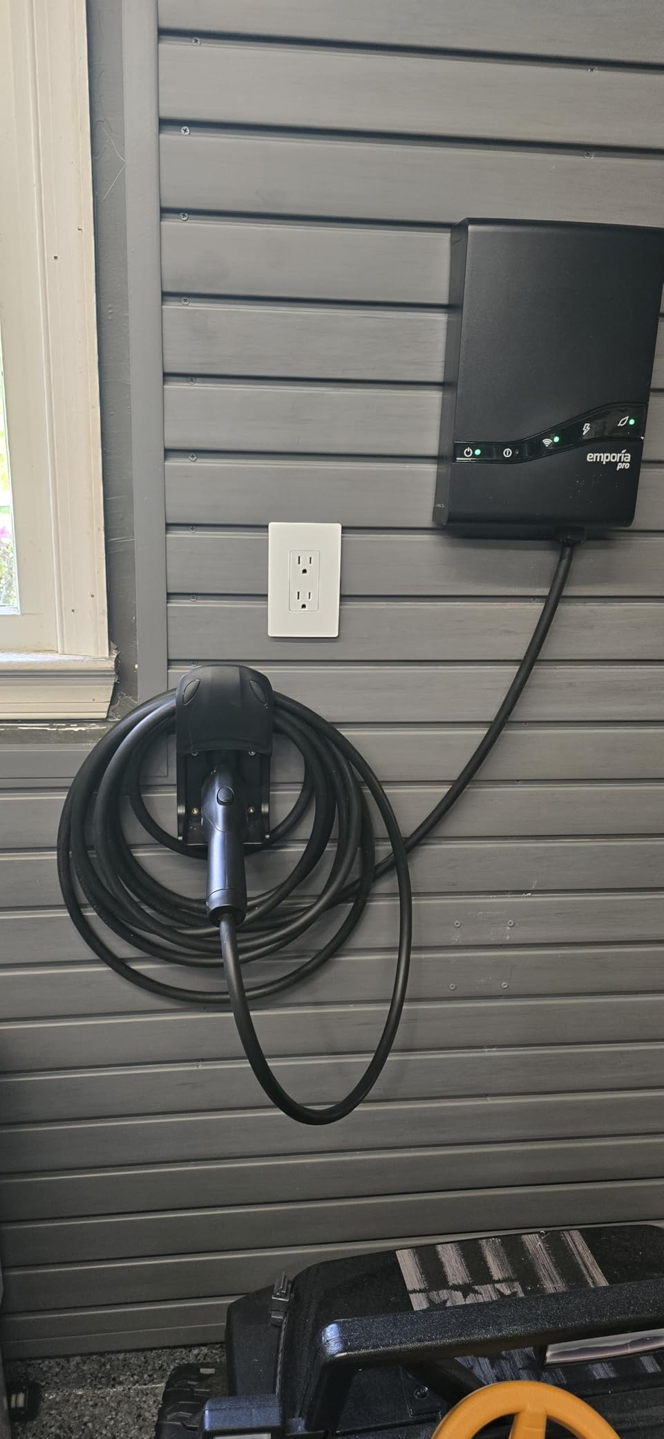 EMPORIA Pro Level 2 EV Charger with PowerSmart - 48 amp Fast EV Charger for Home with Hardwire and J1772 Connector - 240v Electric Vehicle Charging Station and 25' EV Charging Cable customer photo 2