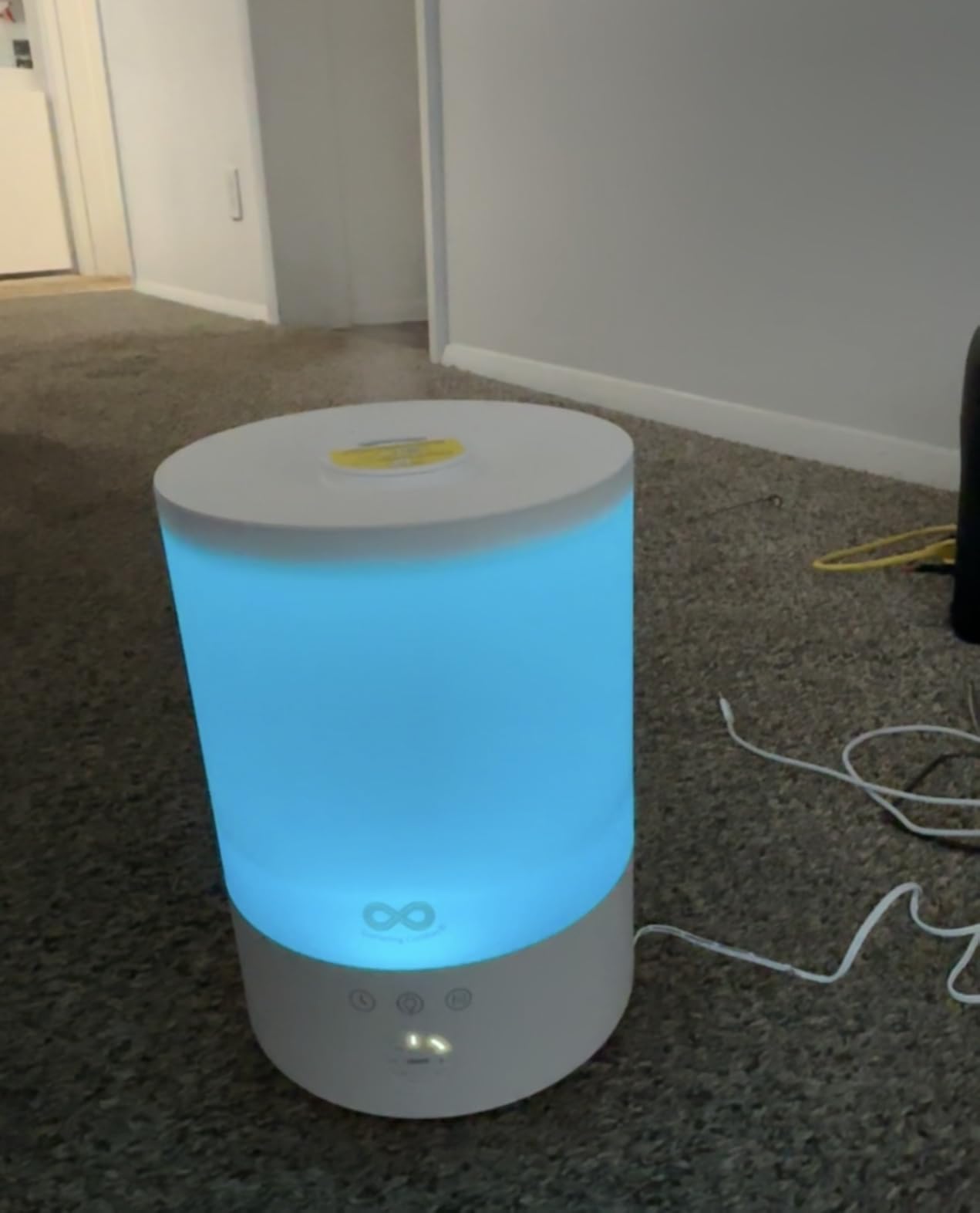 Everlasting Comfort 2.5L Top Fill Humidifier for Bedroom - 28dB Ultra-Quiet, Easy to Fill & Clean, 24HR Runtime, Night Light, Timer, Ultrasonic Cool Mist, Auto Shut-Off for Indoor Use customer photo 2