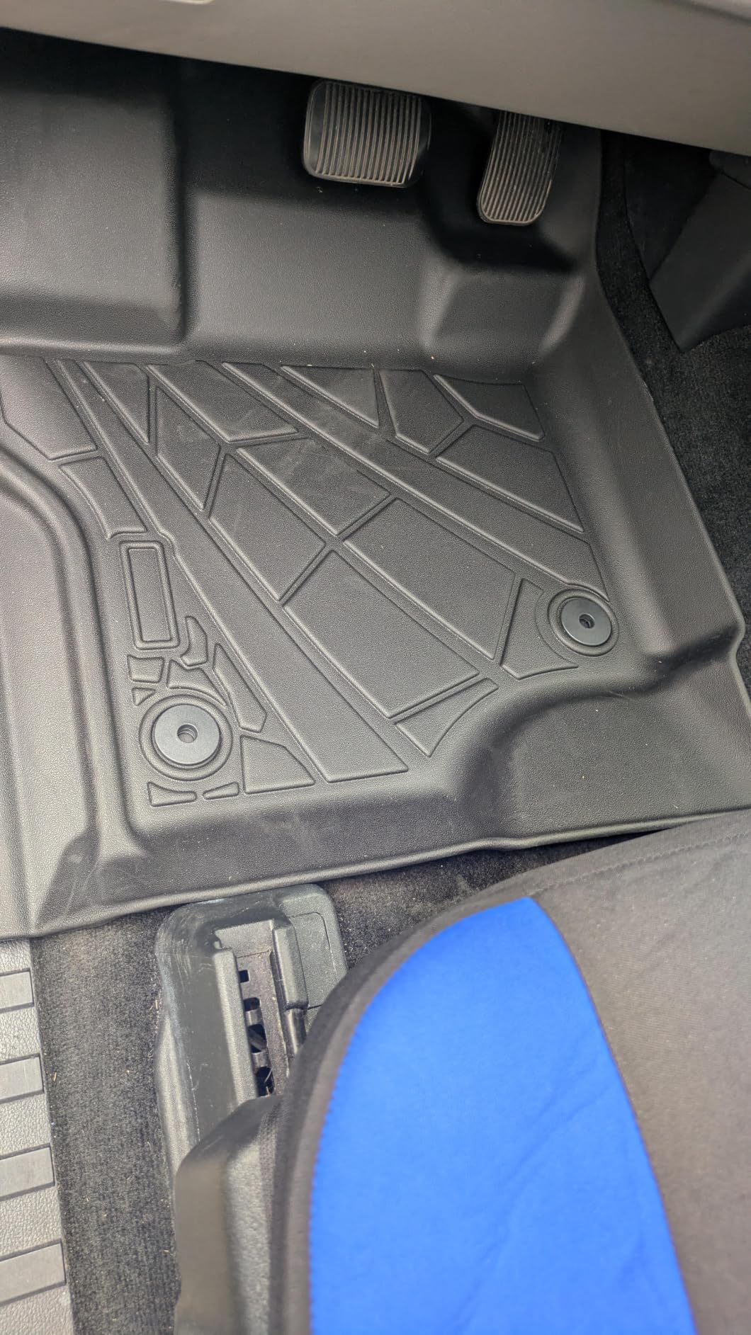 KARPAL Floor Mats for 2015-2025 2026 Ford F-150 SuperCrew (Includes 2022-2026 Lightning), Custom Fit TPE All Weather Ford F150 Accessories 1st & 2nd Row Floor Liner customer photo 1