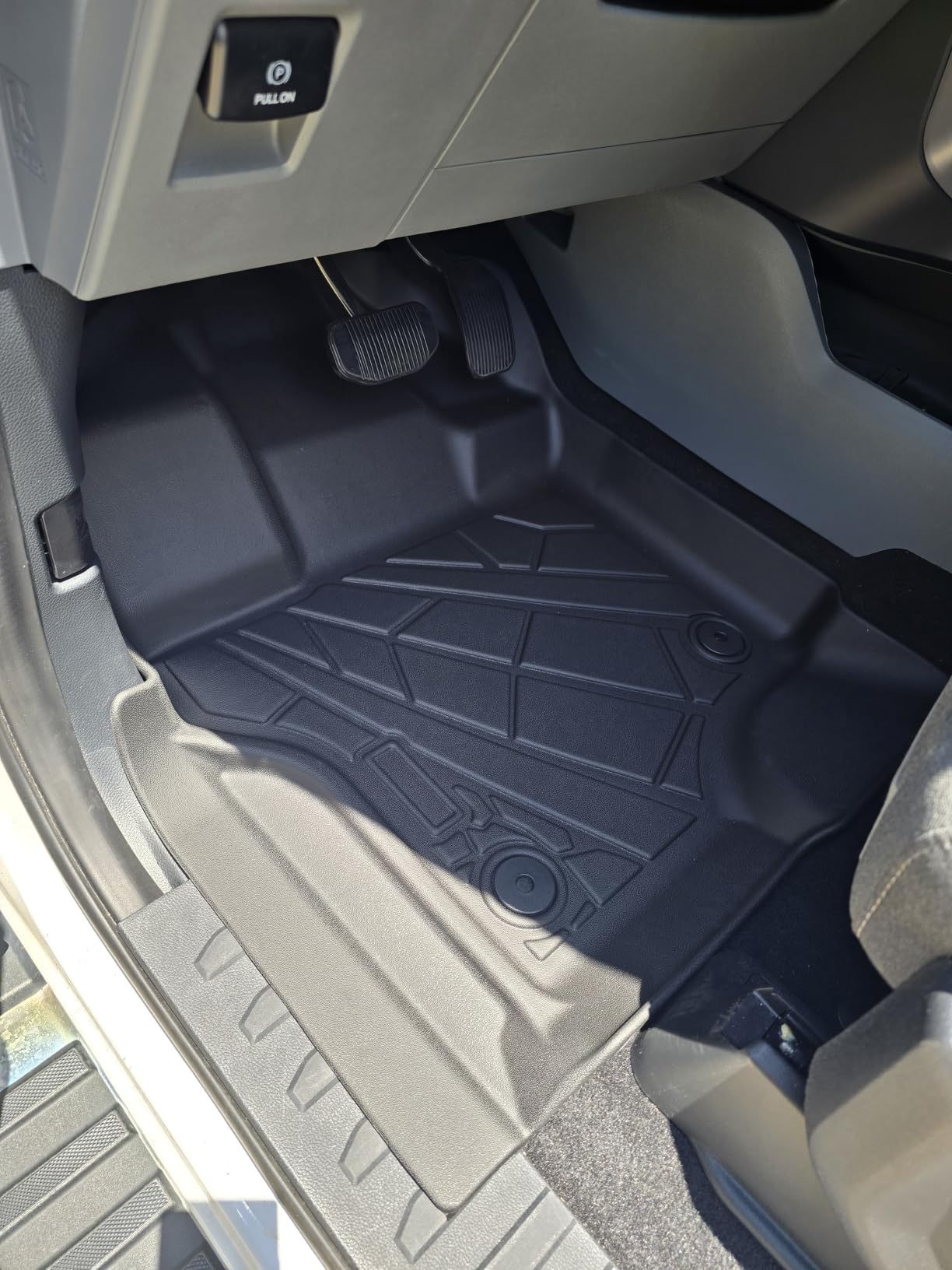 KARPAL Floor Mats for 2015-2025 2026 Ford F-150 SuperCrew (Includes 2022-2026 Lightning), Custom Fit TPE All Weather Ford F150 Accessories 1st & 2nd Row Floor Liner customer photo 2