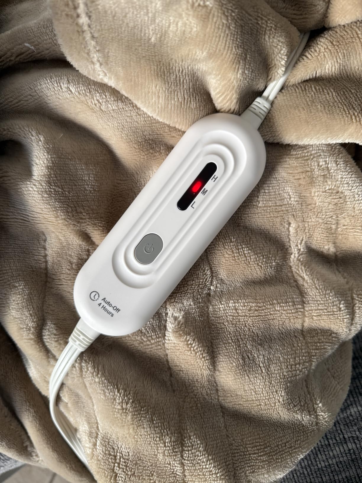 Tefici Heated Blanket Full Size, Ultra Soft Flannel Sherpa Electric Blanket customer photo 2