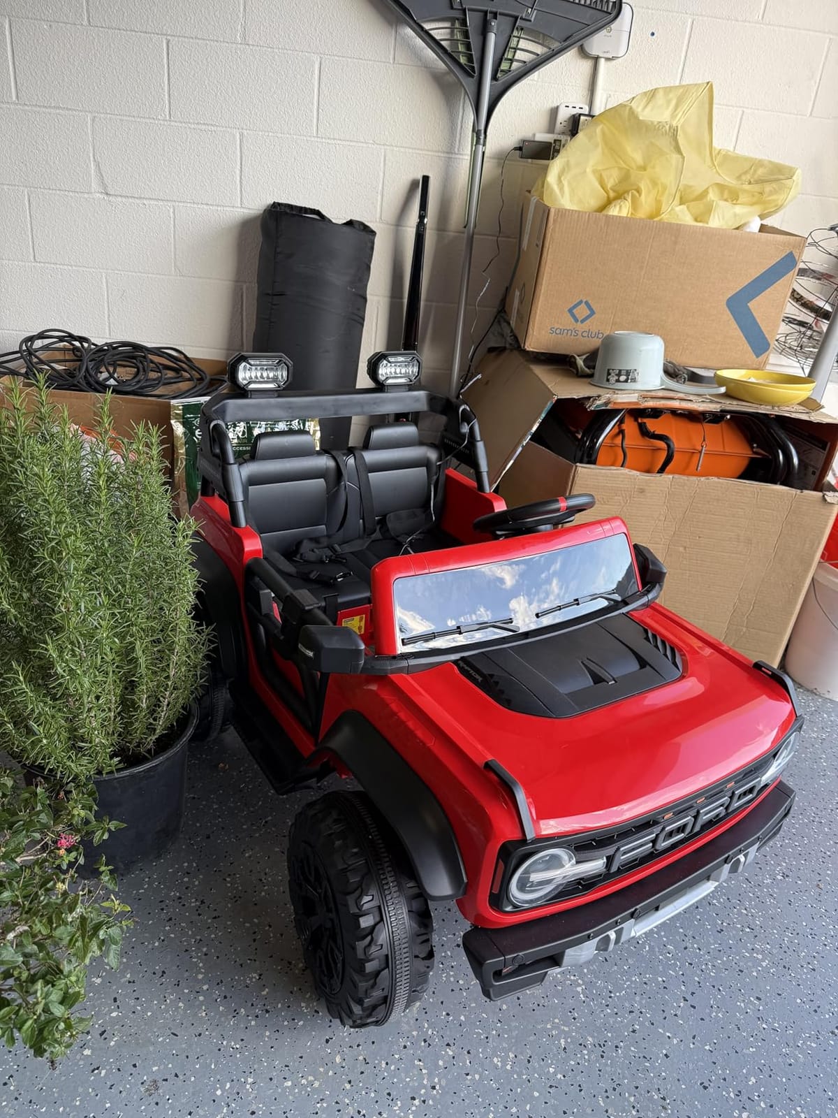 First Ride On 24V Ride on Toys for Big Kids, Licensed Ford Bronco Raptor 2 Seater Ride on Cars with Remote Control, Ride on Truck w/ 4-Wheeler Suspension, 3 Speeds, Led Lights, Bluetooth (24V, Pink) customer photo 2