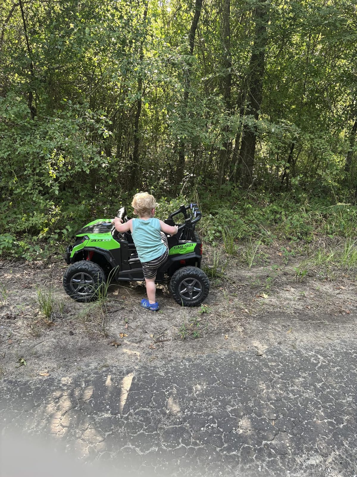 ARBELI 24V 2 Seater Ride on Car Truck, 4x200W Motors, EVA Tires, Pink | 24V ride on toys for big kids 3-8, max 4.5mph, remote control, rainbow lights, bluetooth, shock absorbers, max load 133 lbs customer photo 2