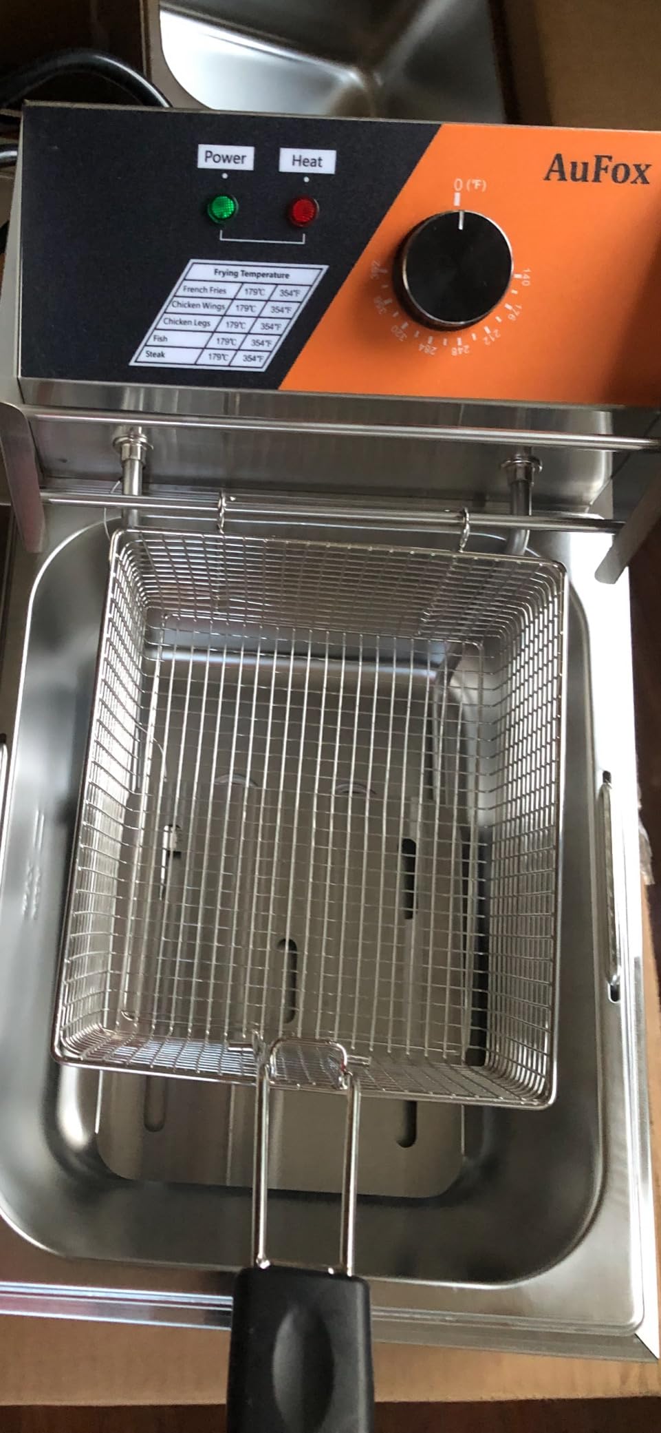 Commercial Deep Fryer 20.7Qt/20L Dual Tank Deep Fryers with Baskets | 0.8mm Thickened Stainless Steel Electric Countertop Fryer with Adjustable Temperature, 1700w x2, 110v customer photo 1