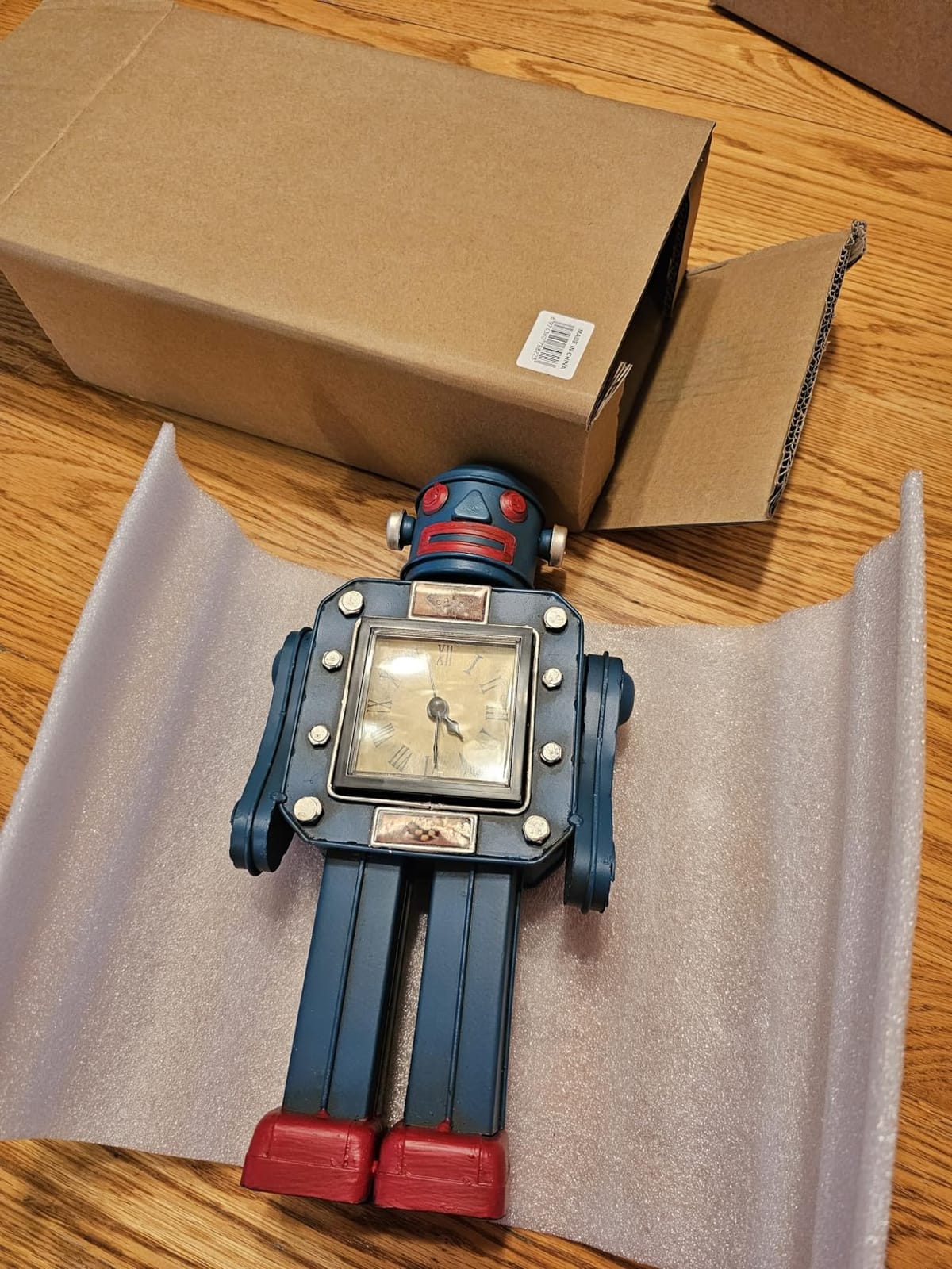 Vintage Robot Automatons Clockwork Mechanical Bot Model | Craft cartoon droid desktop home bedroom office collection boys man steampunk festival surprise presents antique ornament customer photo 1