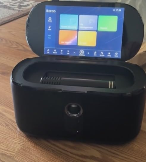 Ikarao Karaoke Machine for Adults, with Lyrics Display, 10.1