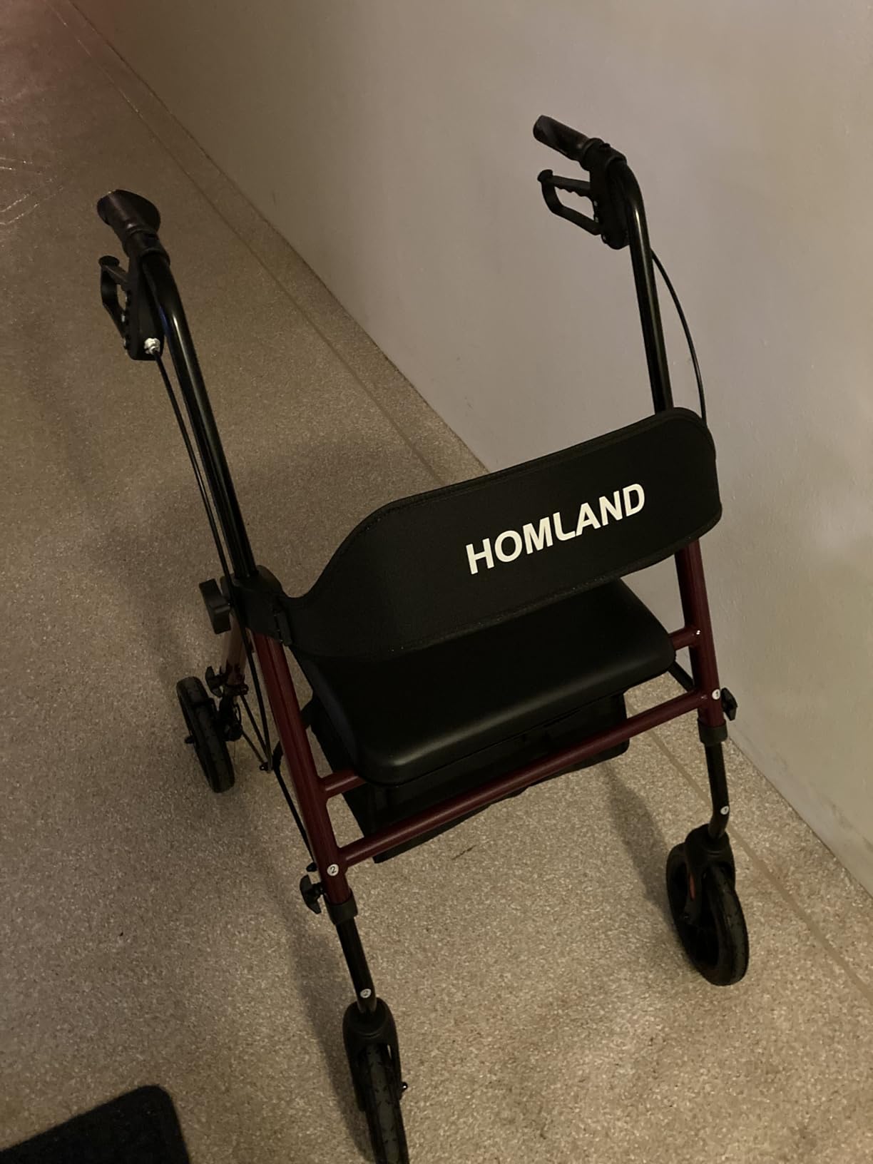 HOMLAND Foldable Rollator Walkers for Seniors with Seat, 17 lb Lightweight | 8