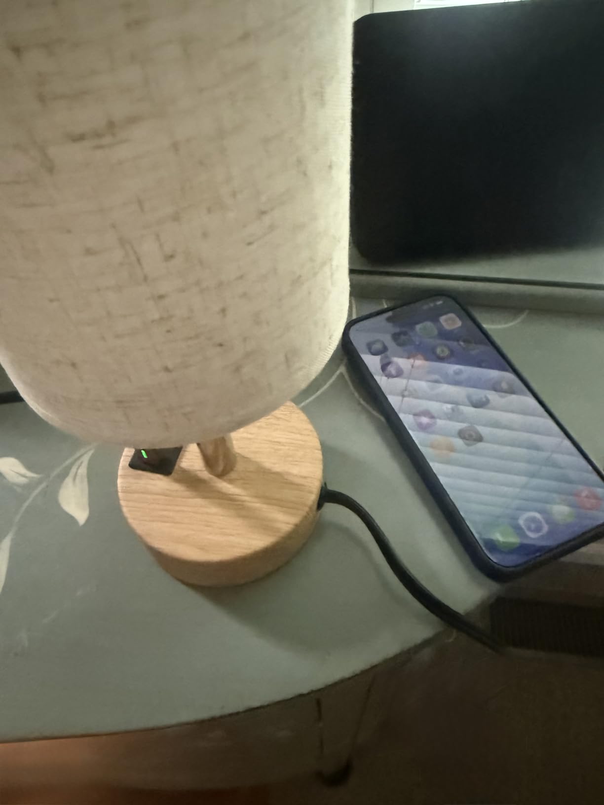Dicoool Bedside Table Lamp for Bedroom - 3-Way Dimmable Touch Lamp, USB A+C, LED Bulb Included, 14