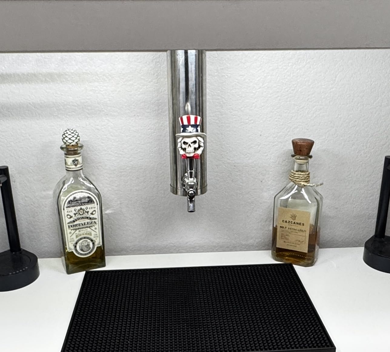 MRbrew 3 Beer Tap Stainless Steel Beer Tower 3 inch Flange For Kegerator Tower | Kegerator Beer Tap Tower, Countertop & Kegerator Mount, Pre-Assembled Lines With Beer Faucet For Beer Wine Juice Dispensing customer photo 1