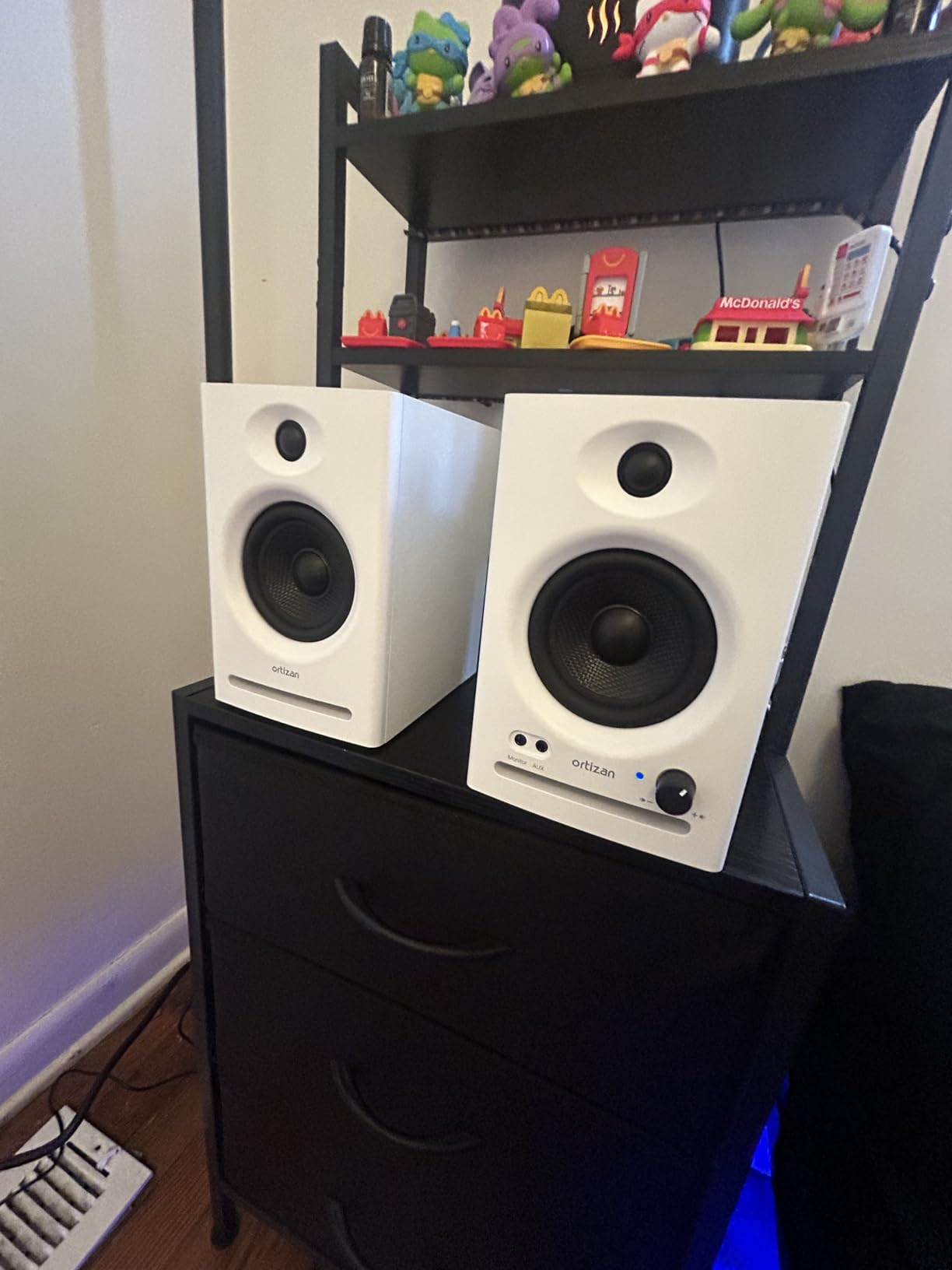 Ortizan C7 Powered Studio Monitors Pair with Bluetooth 5.3, Black customer photo 2