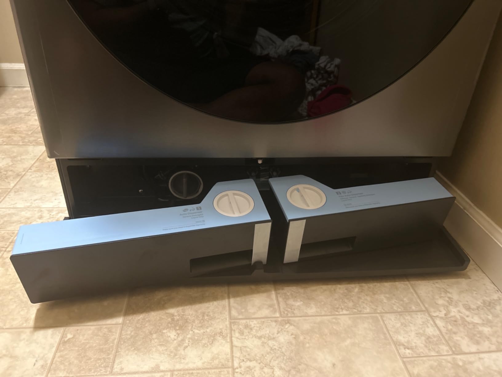 Samsung 5.3 cu. ft. Bespoke AI Laundry Ventless Heat Pump Dryer Combo All-in-One Ultra Capacity Washer with AI Home, Dark Steel, WD53DBA900HZA1 customer photo 1