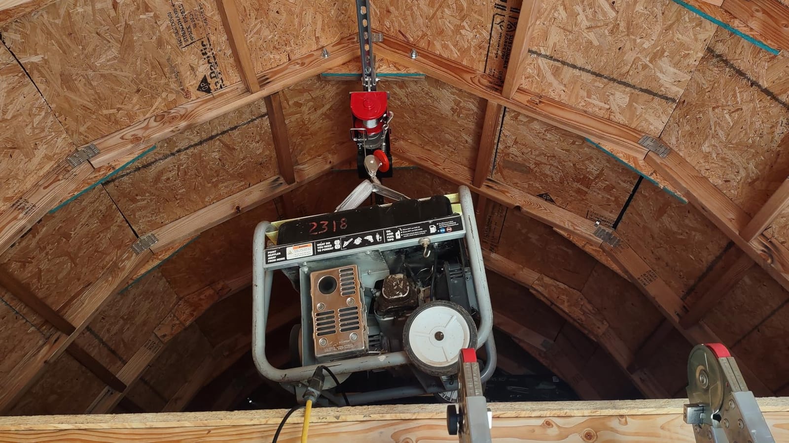 VEVOR Electric Hoist with Remote Control, 440 lbs Material Handling Tool, 110V Electric Hoist with 14ft Remote Control for Factories, Warehouses, Construction Site, Attic customer photo 2