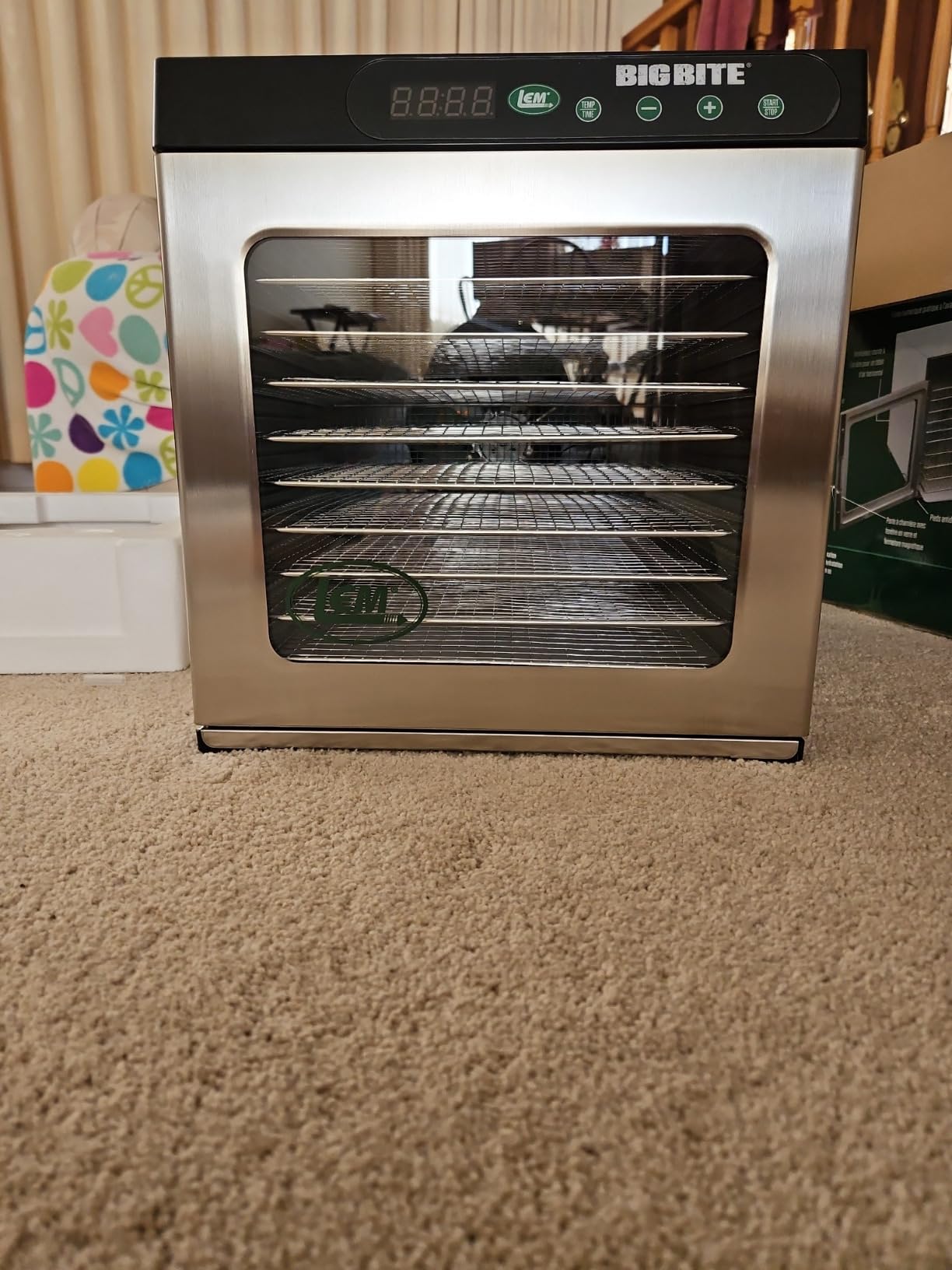 LEM Products BigBite 16-Tray Stainless Steel Dehydrator | Dries Beef Jerky, Meat, Vegetables, and Fruits customer photo 1