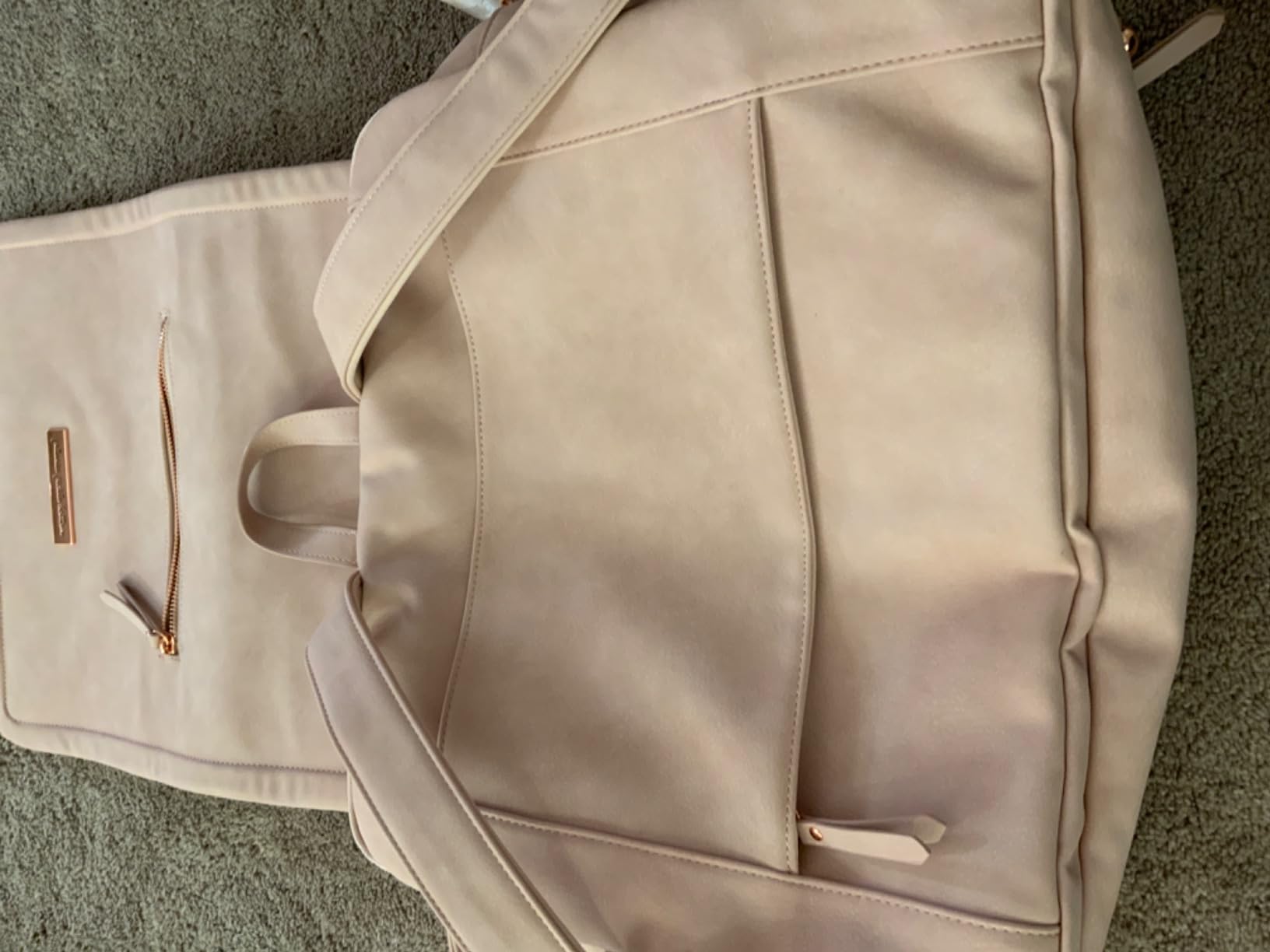 Petunia Pickle Bottom Boxy Backpack Deluxe, Diaper Bag for Parents, Stylish Baby Bag, Spacious Backpack, On-The-Go Moms, Cedar customer photo 1