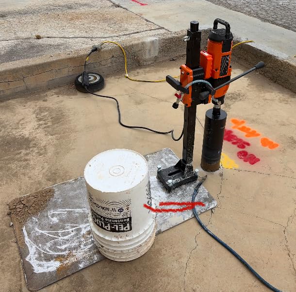 VEVOR 2 in 1 Handheld & Stand-mount Core Drill 0.8-6.3in Drilling Diameter | 2000W Powerful Concrete Drilling Machine with Stand and Core Bit, For Corner Operation and Large-Scale Projects customer photo 1
