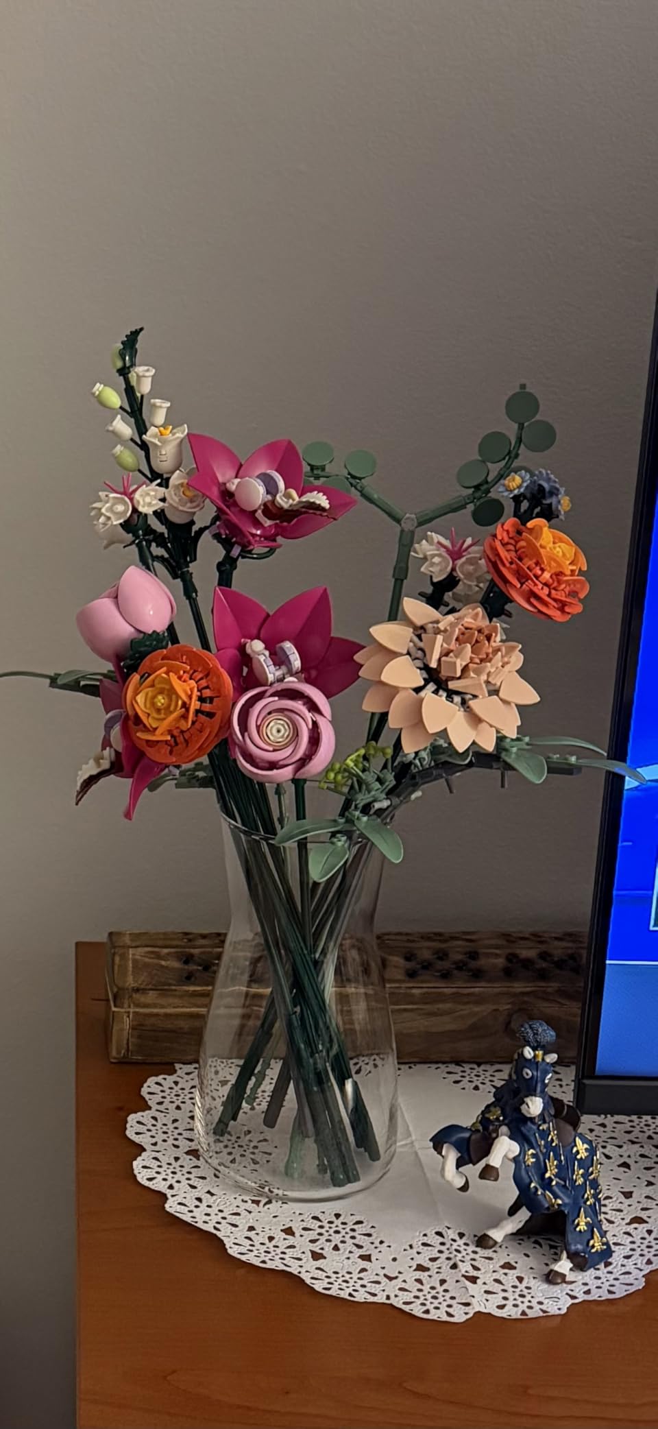 LEGO Botanicals Pretty Pink Flower Bouquet Building Set for Adults - Gifts for Birthdays - Artificial Flowers for Decor or Table Display - 10342 customer photo 2