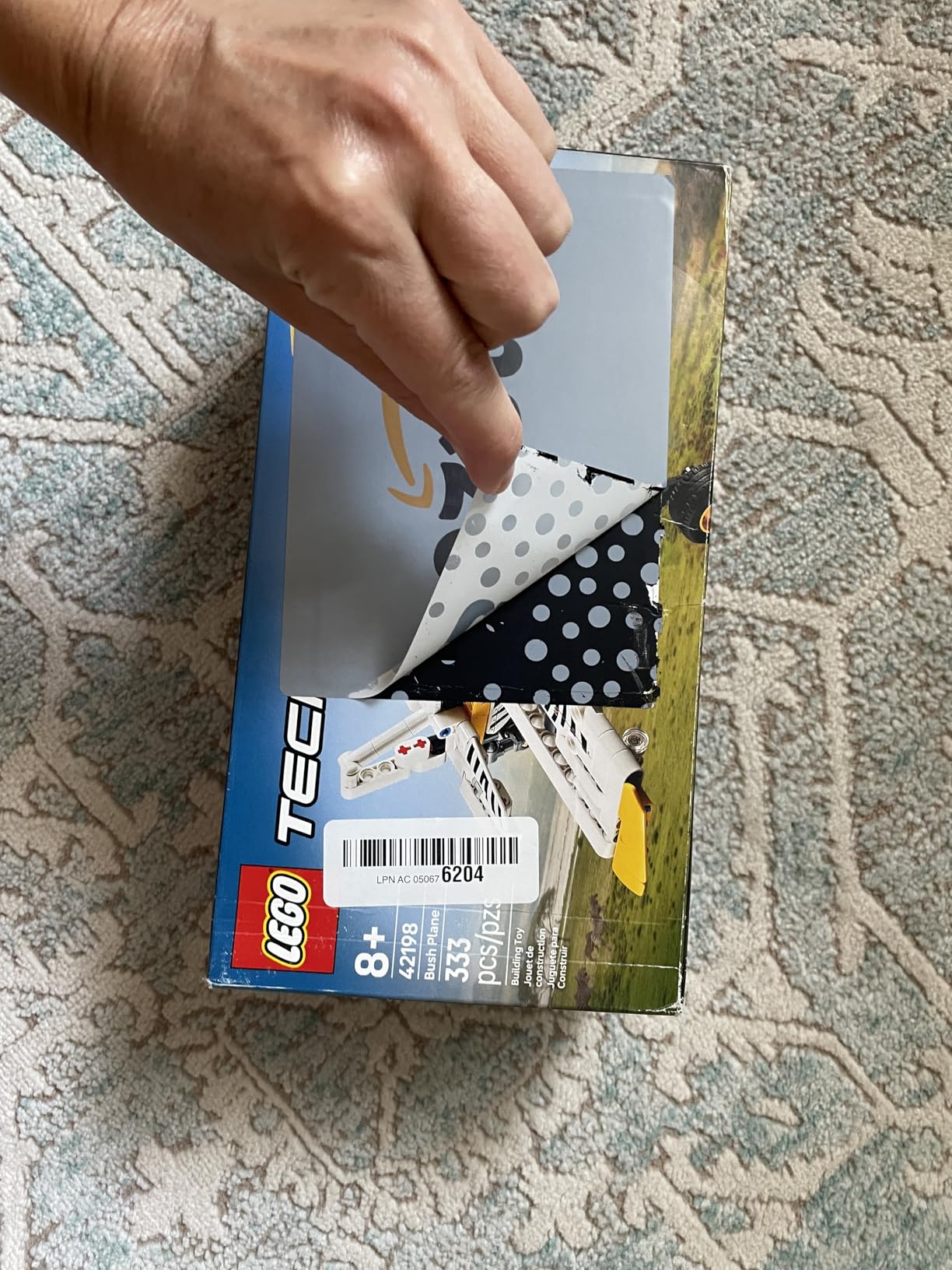 LEGO Technic Bush Plane Toy - Buildable Airplane Toy for Kids, Boys and Girls, Ages 8+ - Model Airplane Gift with Spinning Propeller, 4-Cylinder Piston Engine, and More - 42198 customer photo 2