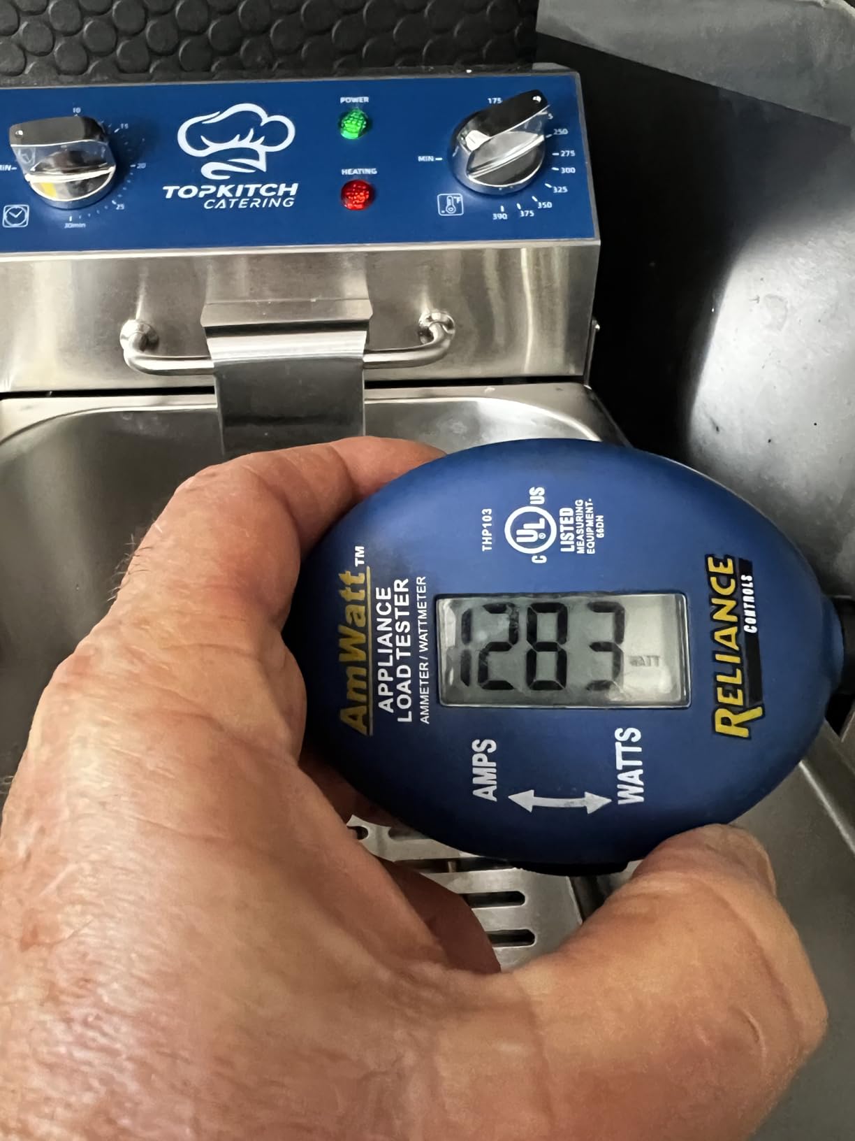 TOPKITCH 8.5Qt Electric Fryer with Oil Drain, 30 Minutes Timer, Stretch forming oil tank, Lid and Solid Wire Mesh Basket, Medium Duty Commercial Electric Countertop Deep Fryers-120V, 1800W customer photo 2