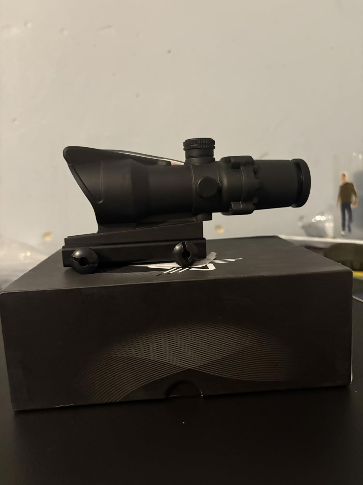 4x32 Scope Prism Scope Red Fiber Scope Black customer photo 1