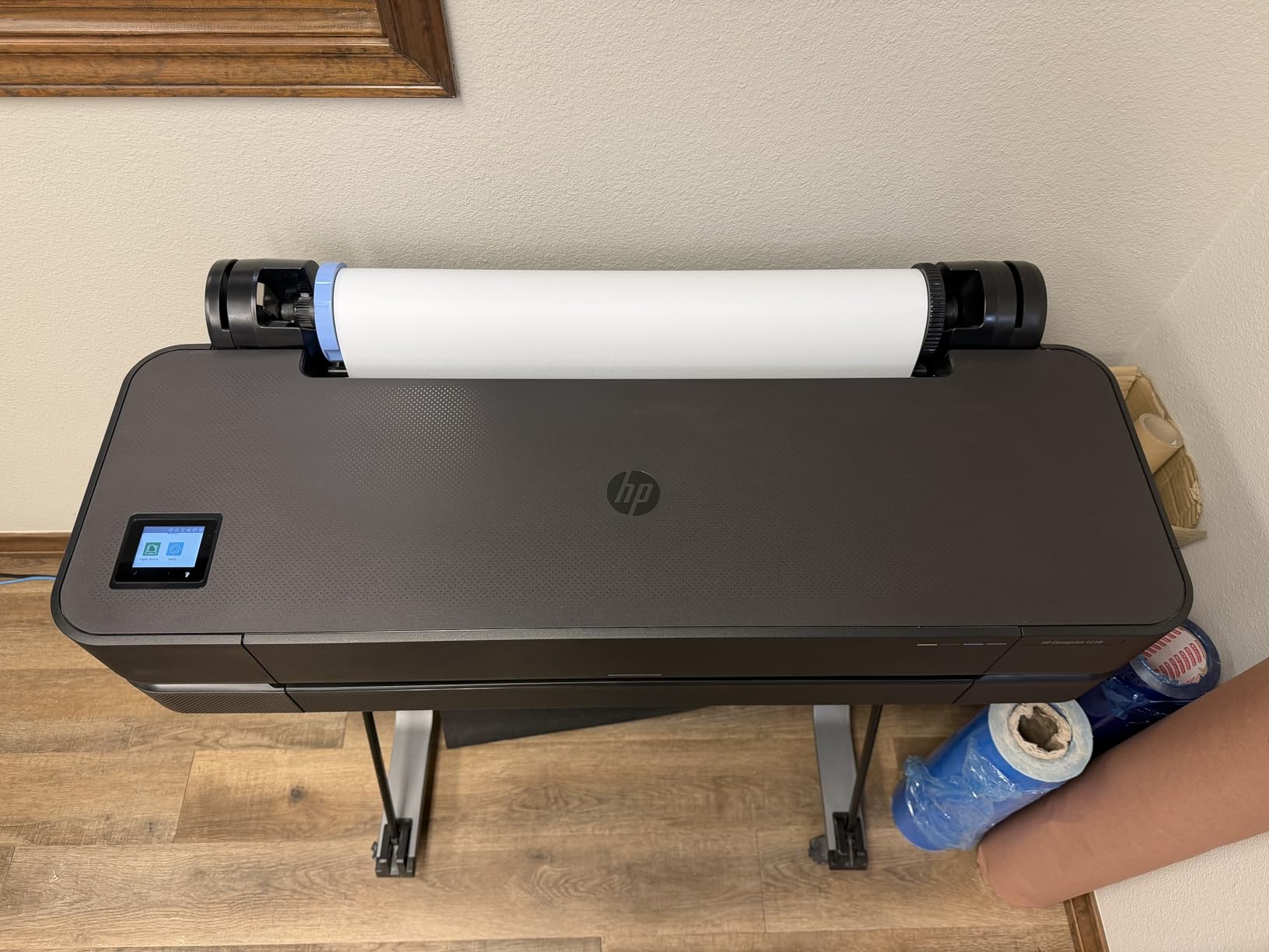 HP DesignJet T210 Large Format 24-inch Plotter Printer, for Easy CAD & Poster Prints (8AG32D) customer photo 1