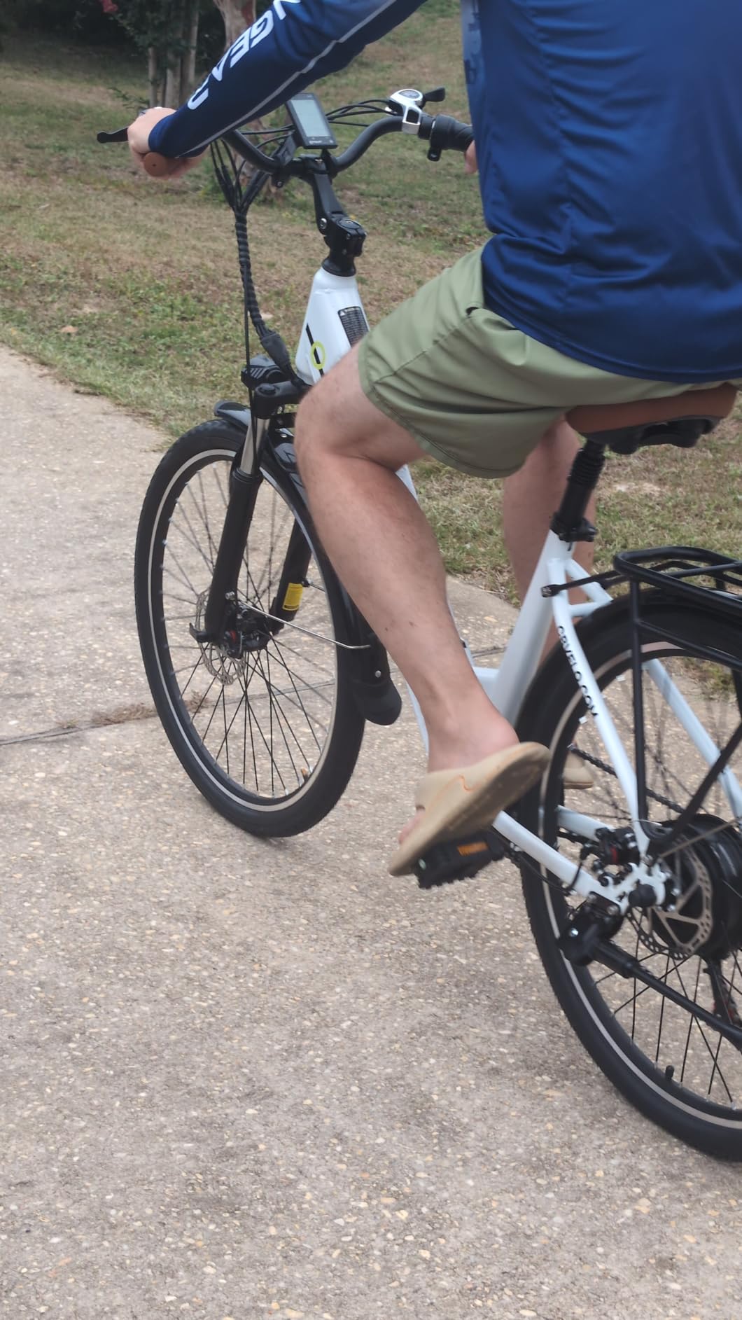 Cybervelo 750W Peak Electric Bike for Adults, up 80 Miles Removable Battery Ebike, 26