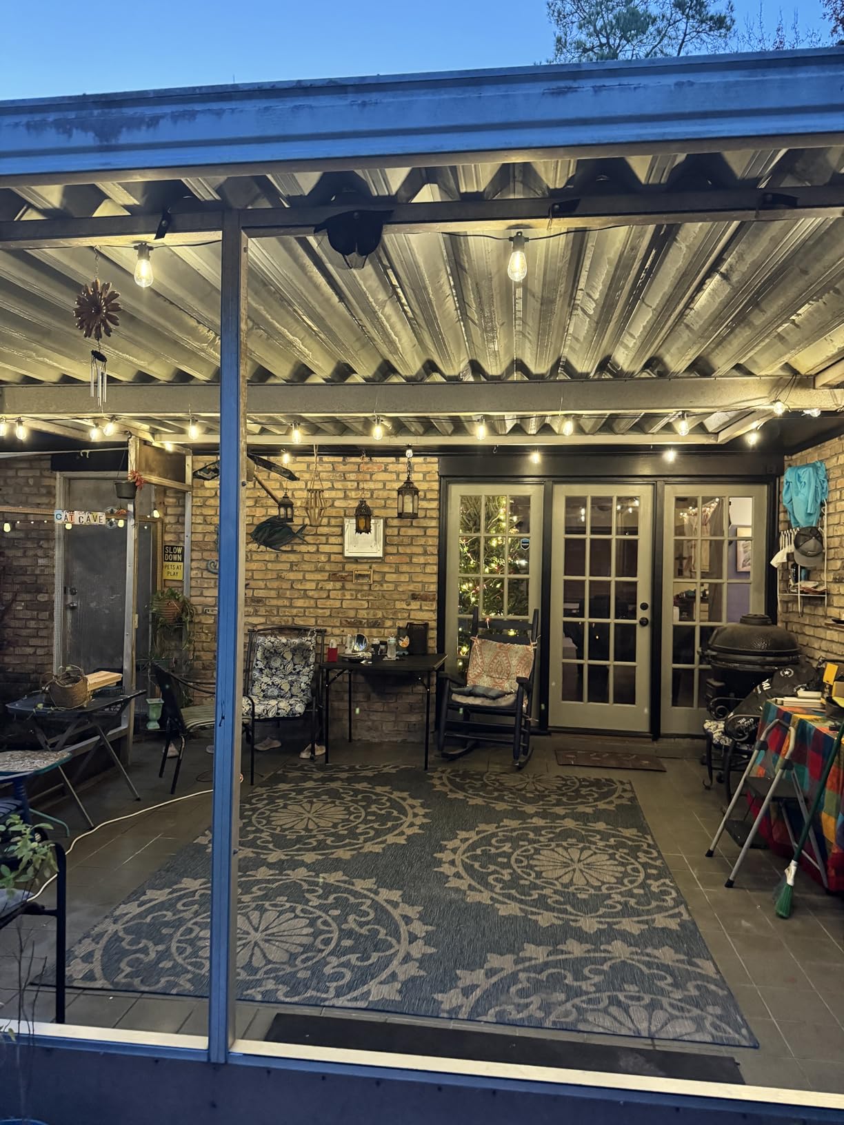 Svater 300 FT Outdoor String Lights, Patio Lights for Outside Waterproof | Shatterproof IP65 LED Bulbs, Commercial Hanging Light for Bistro Cafe Backyard Porch Dimmable, 2700K (100 FT *3) customer photo 2