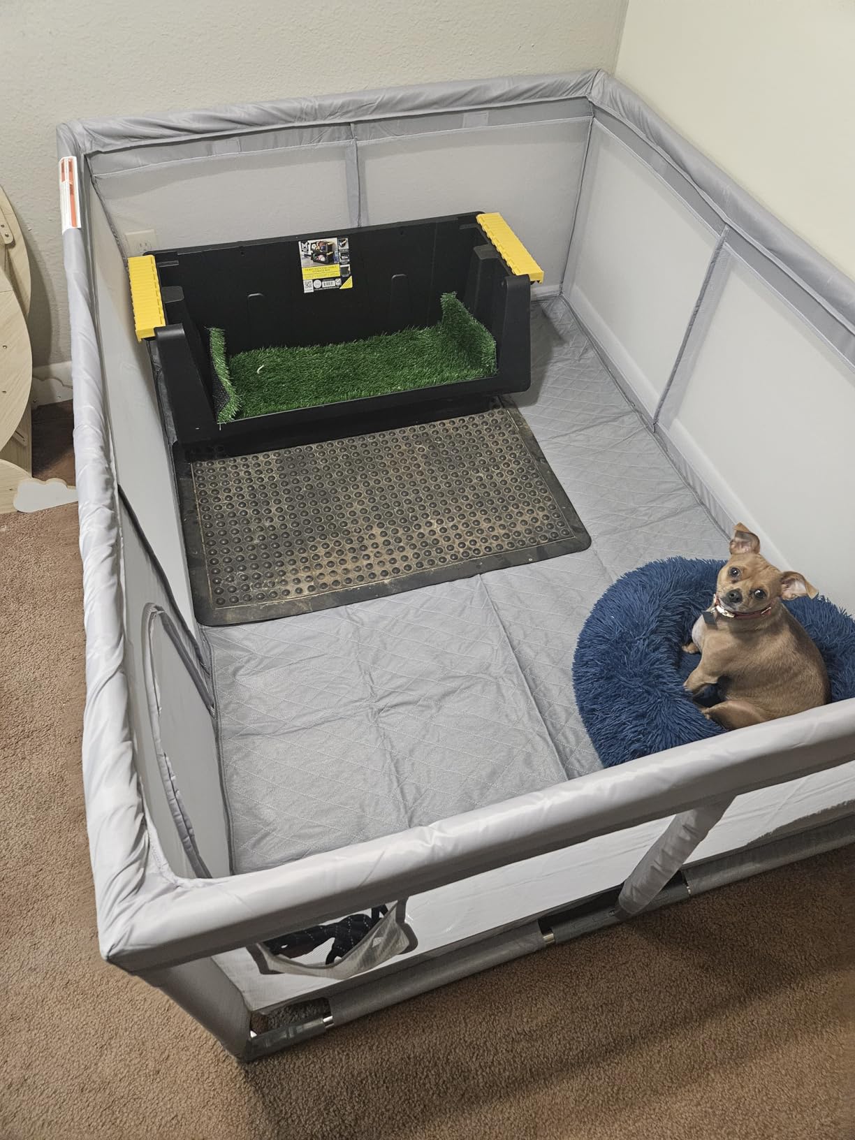 Hiaksedt Large Baby Playpen 65x65 Inch, PlayPen for Babies and Toddlers | Hexagonal Type Baby Play Yards for Indoor & Outdoor with Breathable Mesh Anti-Fall customer photo 1