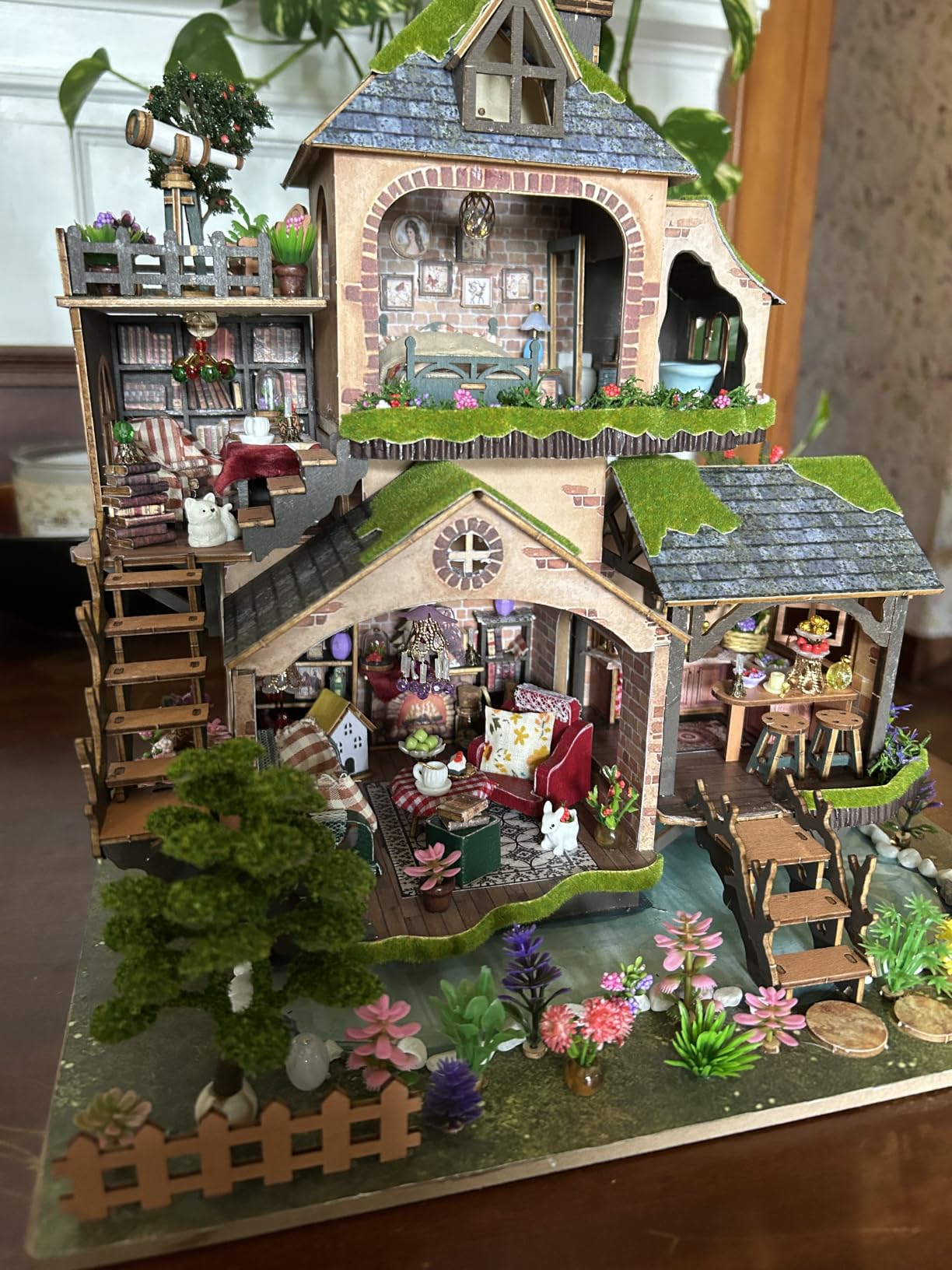 RHZN Miniature House Kit, Miniature Kit, Mini House Building Kit for Adult | Forest Adventure customer photo 1