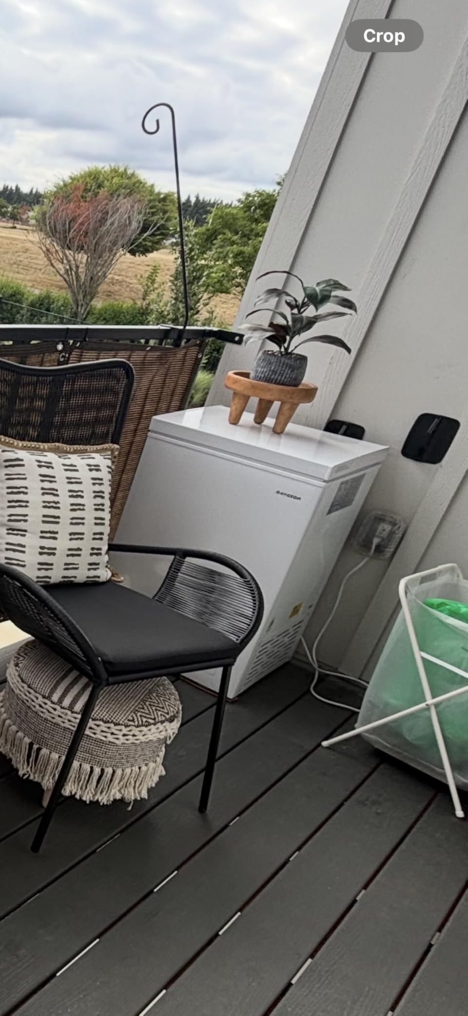 BANGSON 7.1 Cu.Ft Chest Freezer for Apartment, White | Deep Freezer with Adjustable Thermostat, Top Open Door Freezer with Removable Basket, Low Noise for Kitchen, Office customer photo 2