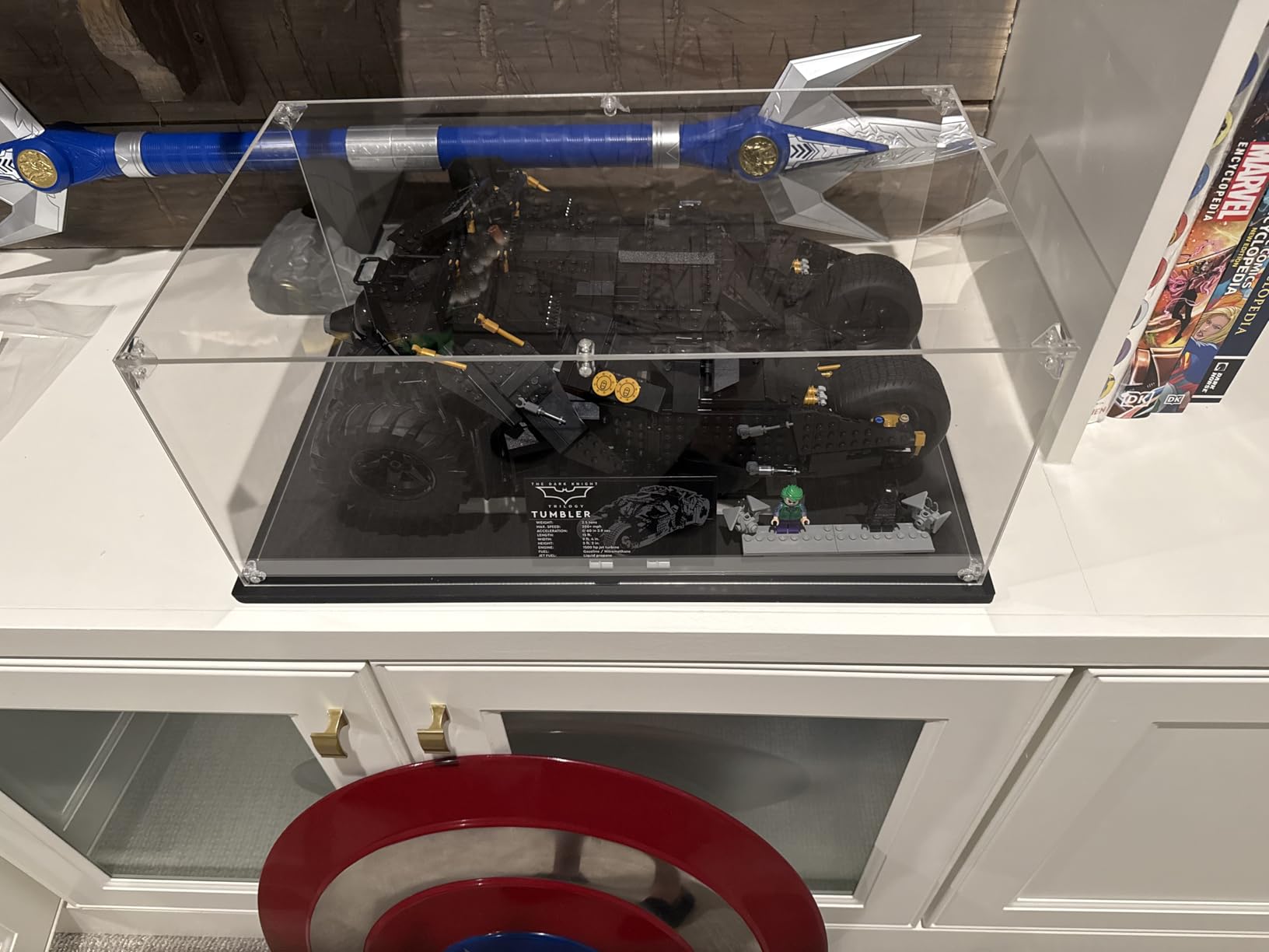 Acrylic Display Case Compatible for Lego Batman: The Classic TV Series Batmobile #76328, Dustproof Display Case (Case Only) customer photo 1
