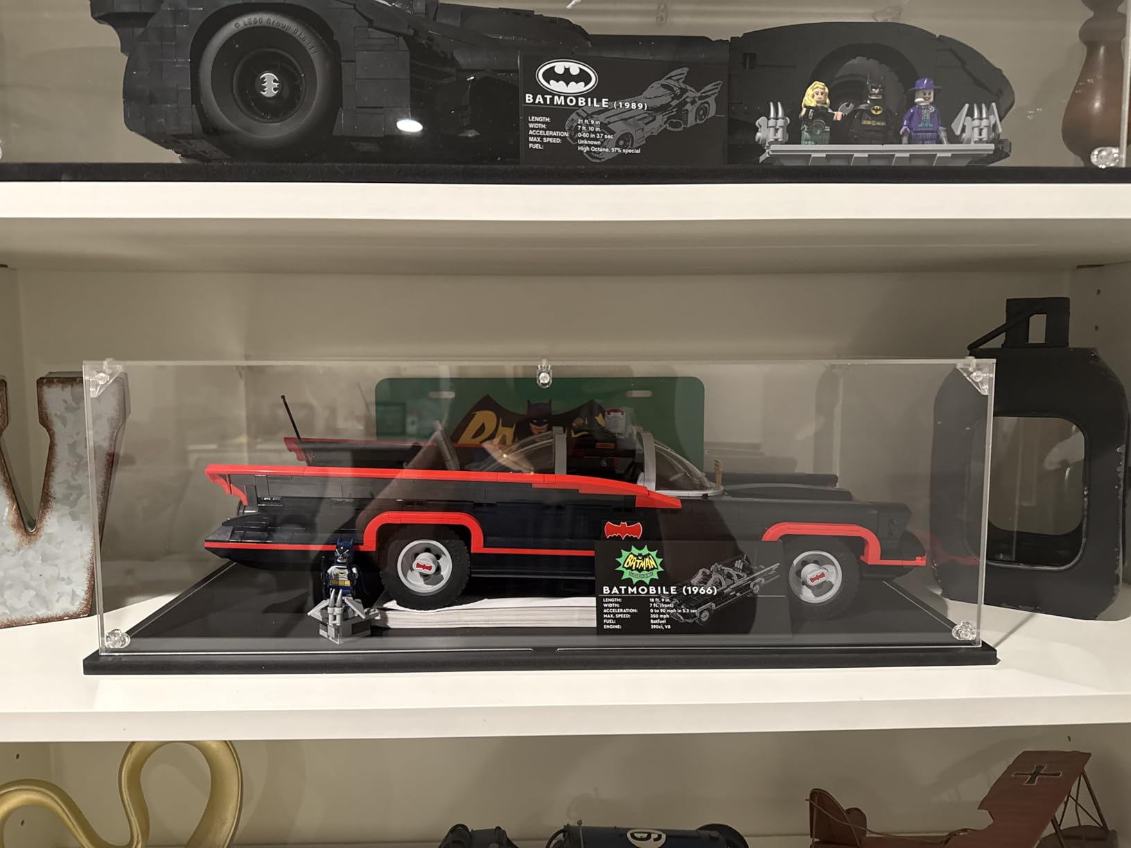Acrylic Display Case Compatible for Lego Batman: The Classic TV Series Batmobile #76328, Dustproof Display Case (Case Only) customer photo 2