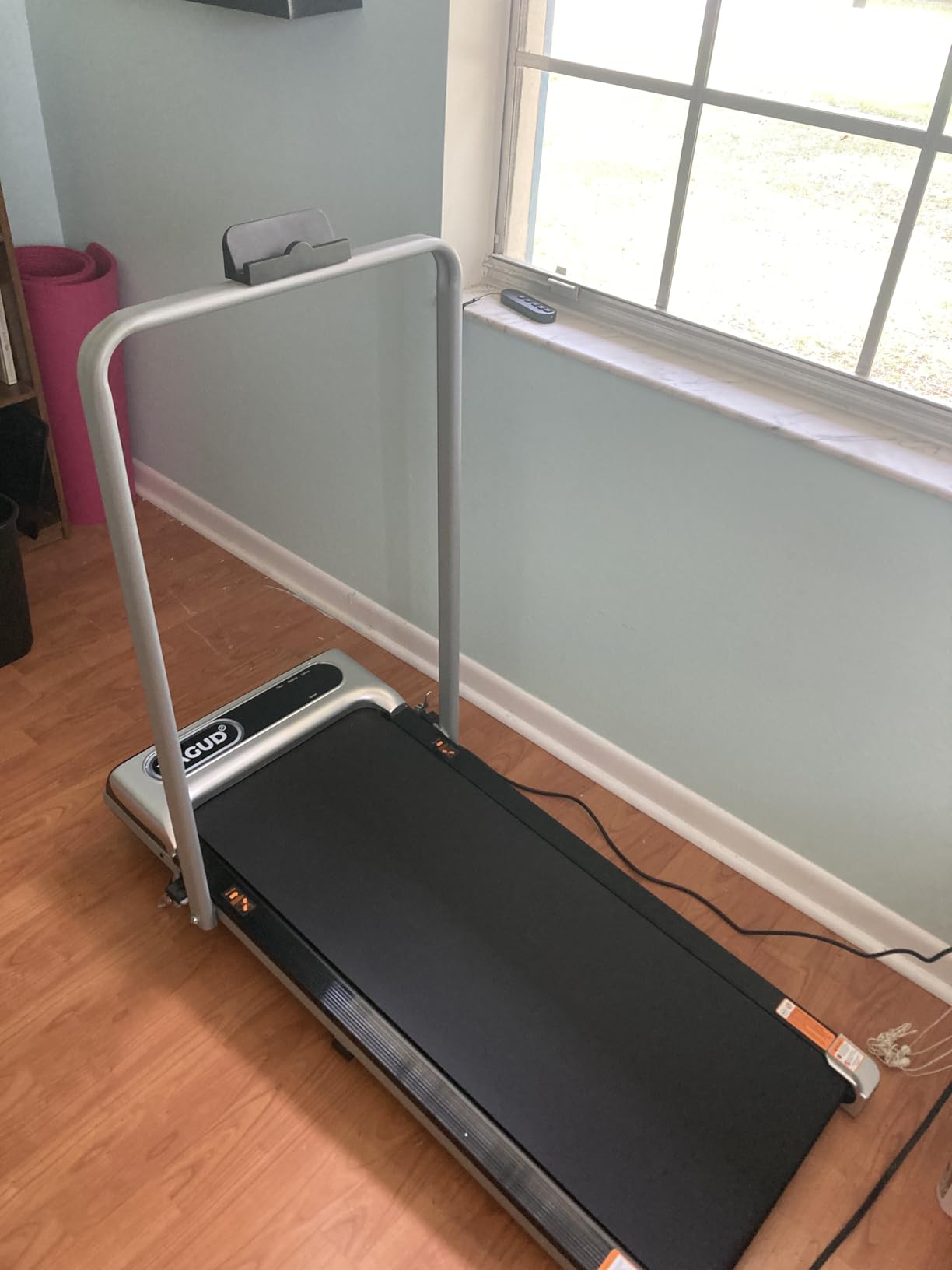 Yagud Walking Pad, Walking Pad Treadmill for Home Office, Portable Under Desk Treadmill with Remote Control and LED Display, Walking Jogging Running Machine customer photo 2