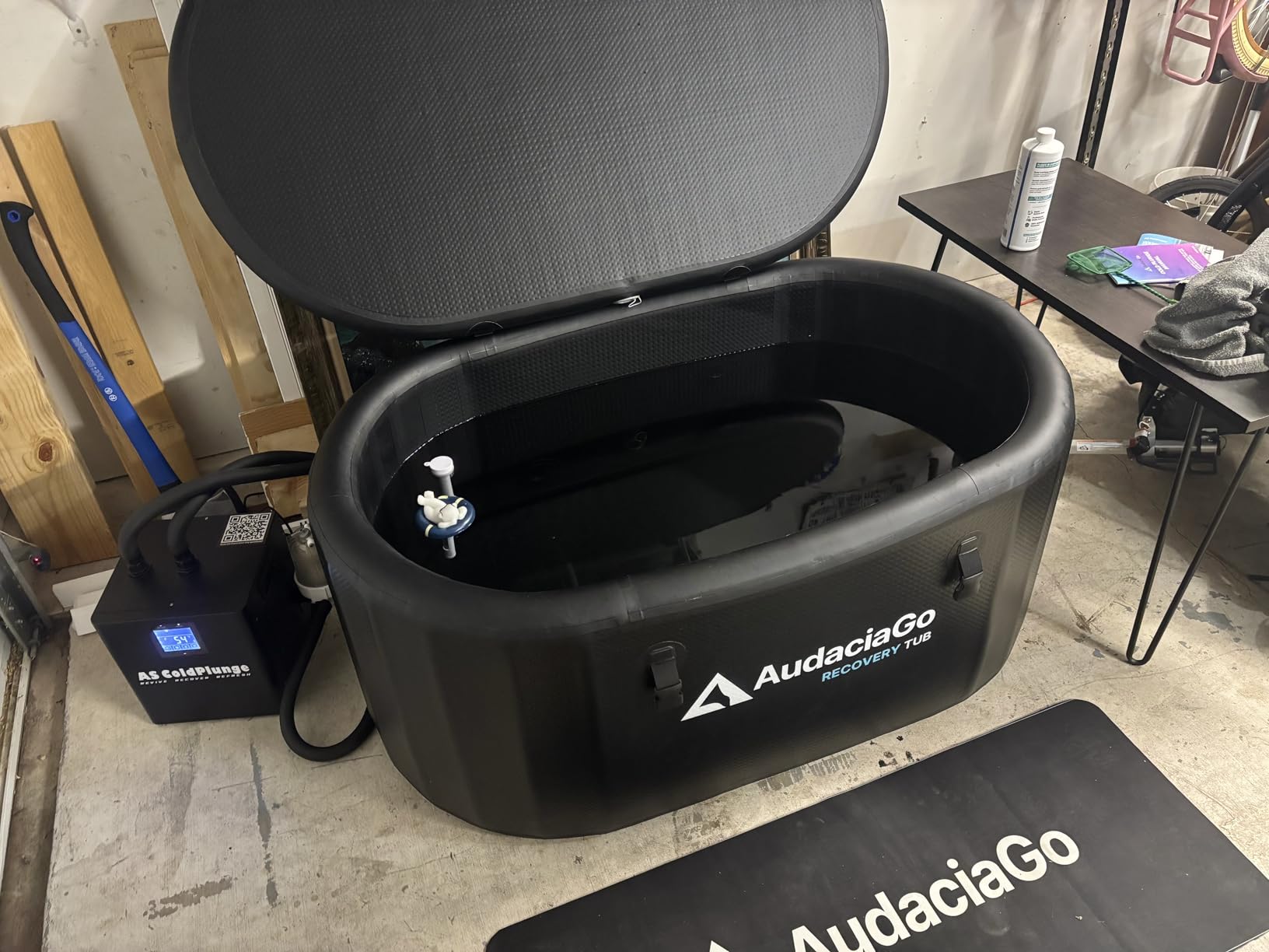 1/3 HP Cold Plunge Chiller for Ice Bath & Home Cold Therapy | External Filter & Pump, 42℉ Cooling, Quiet 24/7 Efficient Water Chiller, Insulated Hoses, Submersible Pump, Fits for Any Tubs customer photo 2