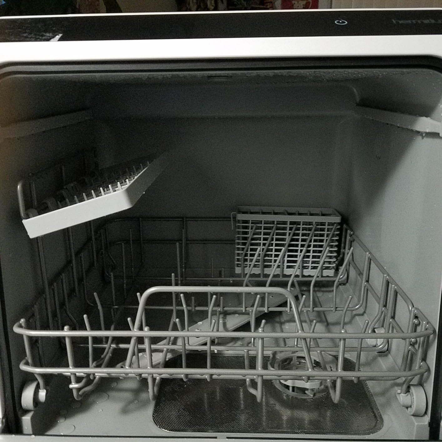 Hermitlux Countertop Dishwasher, 7 Washing Programs Portable Dishwasher | Mini Dishwashers with 5-Liter Built-in Water Tank, Glass Door, LED Light, No Hookup Needed for RV & Apartment Use customer photo 1