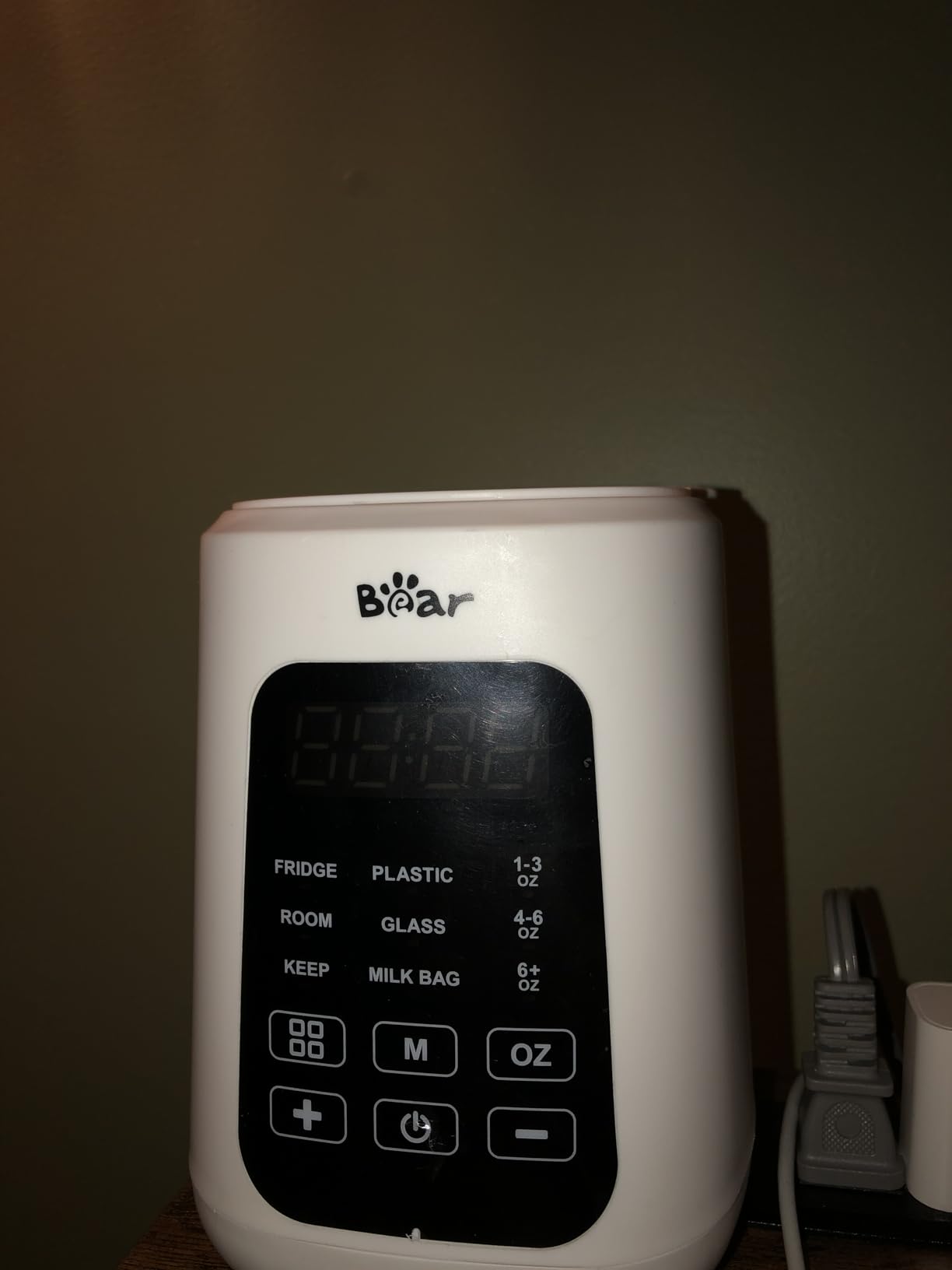 Bear Baby Bottle Warmer, Fast Warming Breast Milk Formula, White | Newborn Essentials, Time Temp Control, Automatic Shut Off, at Home Use, Water Bath Heating, Compatible with Baby Bottles customer photo 1