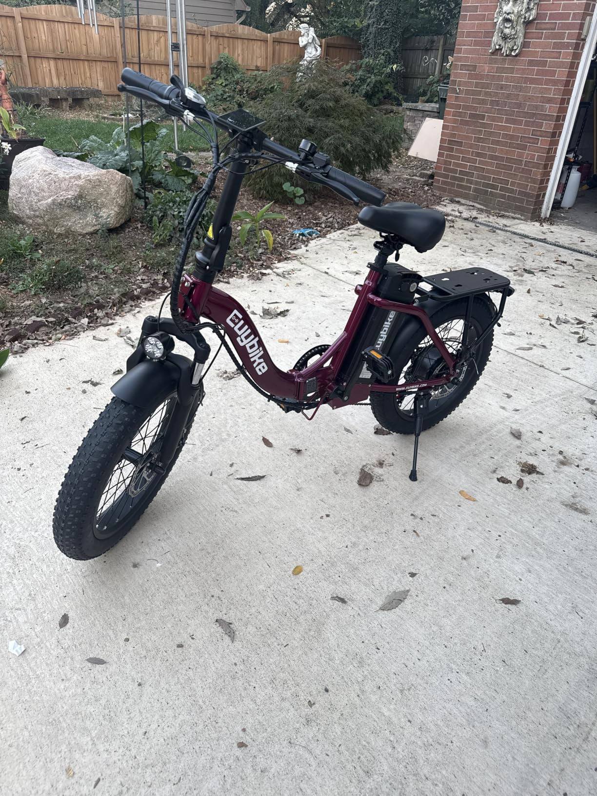 EUYBIKE Folding Electric Bike for Adults with Peak 1000W Motor, 48V 20AH Battery up to 80 Miles, 20