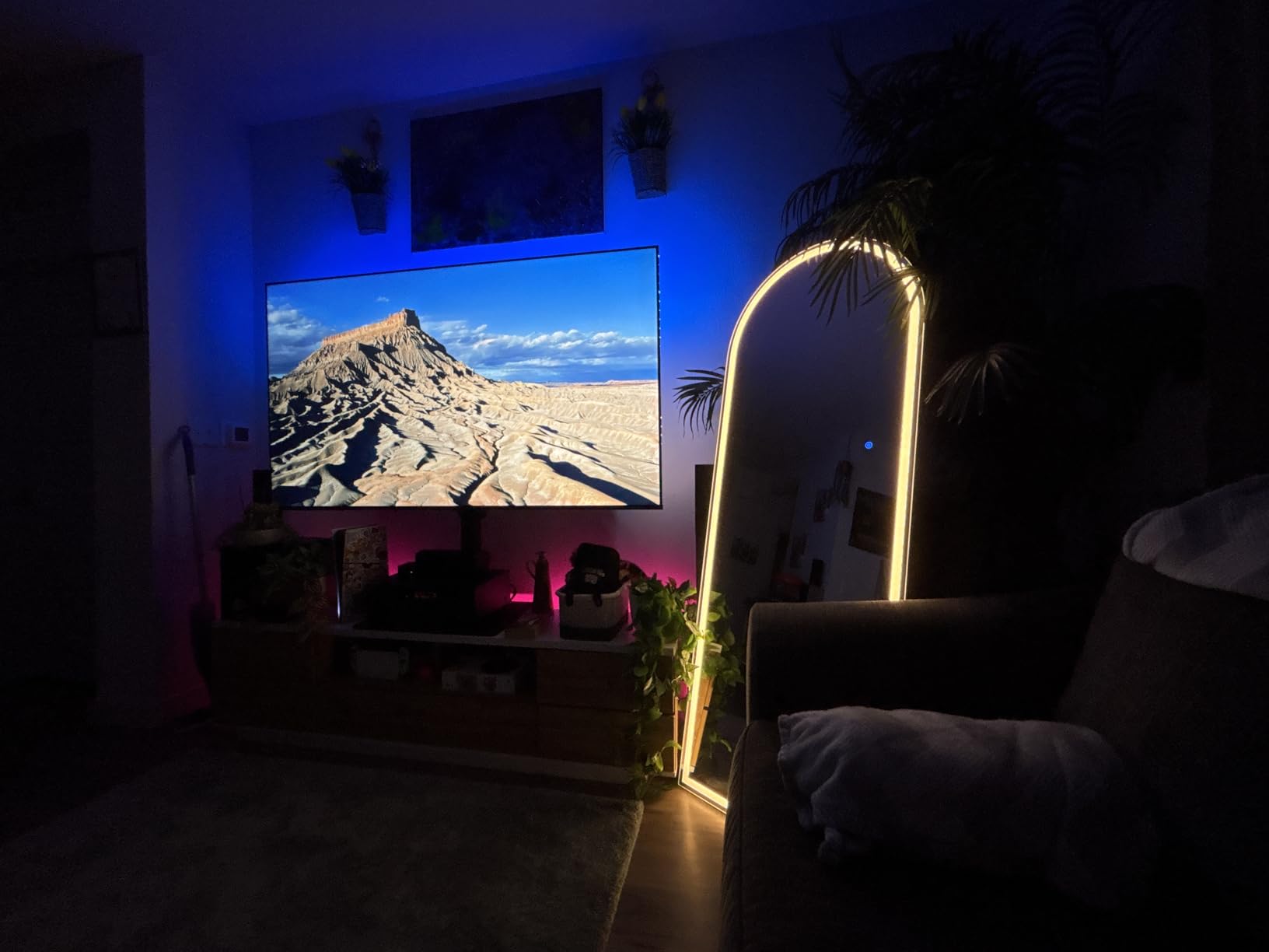 Full Length Mirror with Lights, 71