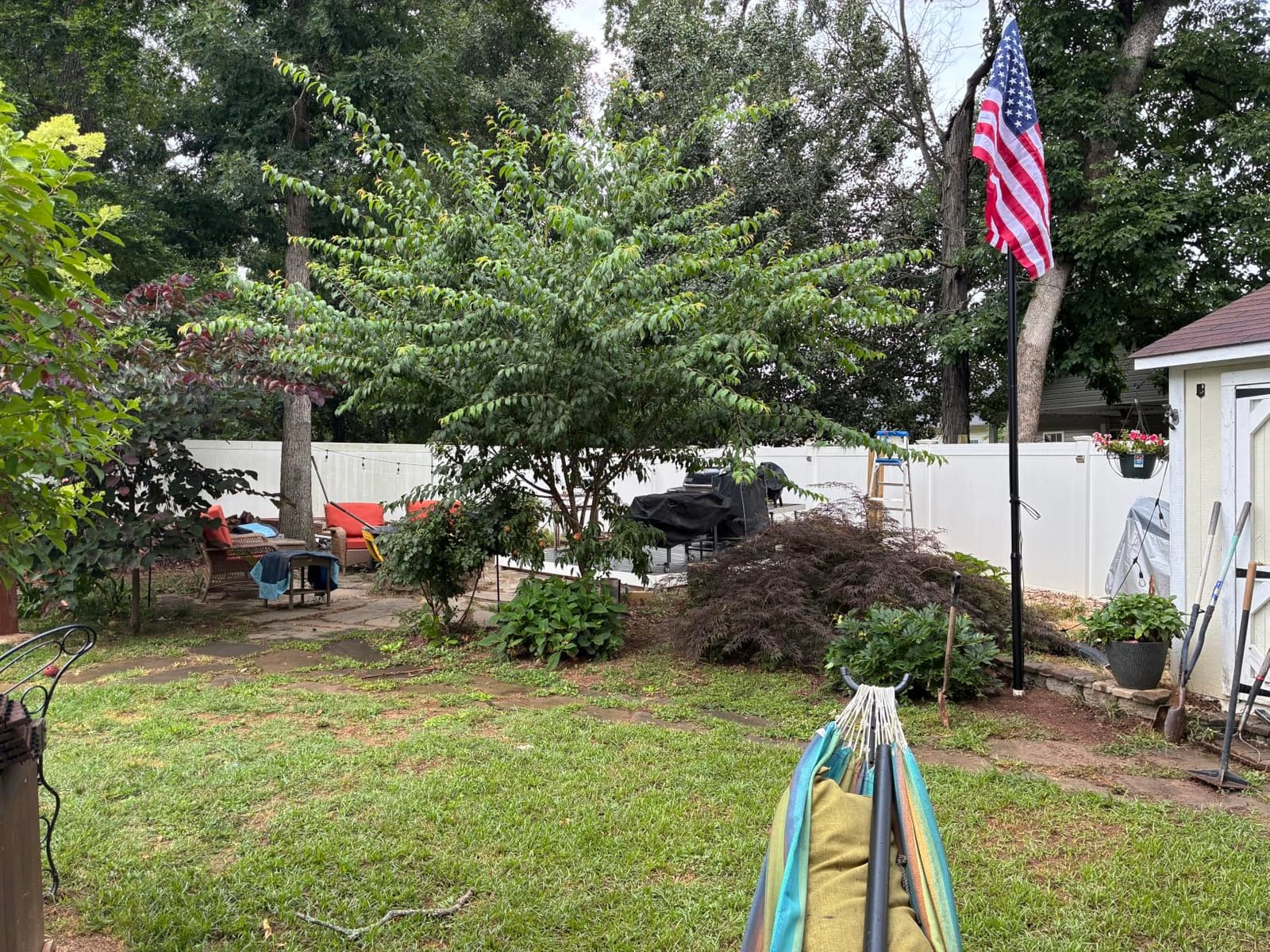 20FT Heavy Duty Tapered Flag Pole Kit, 100MPH Tested Outside House | Tapered Design For Wind Resistance, 13-Gauge Rust-Resistant Aluminum Flagpole, Fly 2 Flags, Complete Hardware, Easy Install customer photo 1