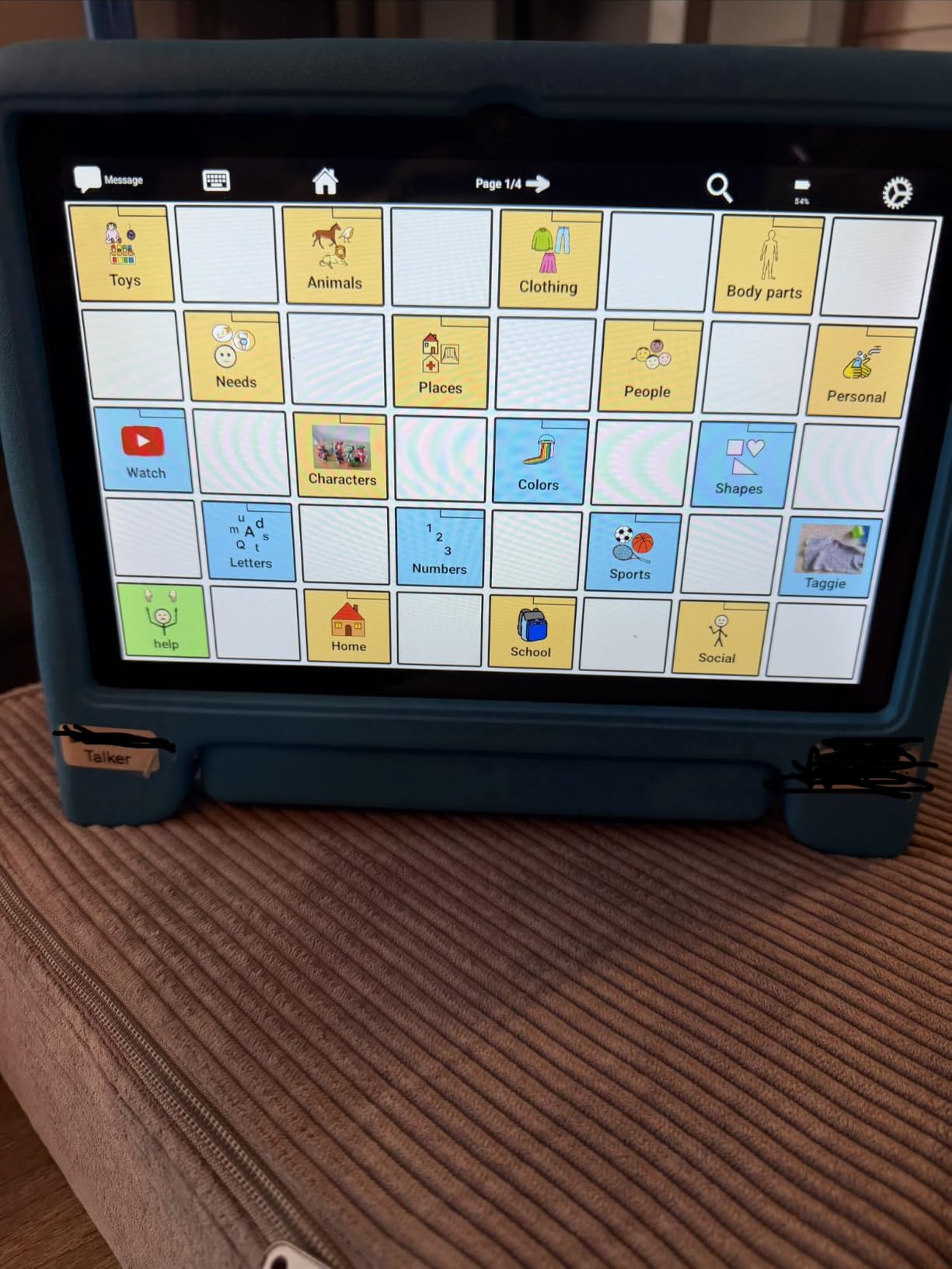 TalkingTiles AAC Device for Autism and Speech Therapy - Communication Tablet for Nonverbal, Speech Delay, and Non-Speaking Talker Tool - Alternative to PECS Cards and Speller Board customer photo 2