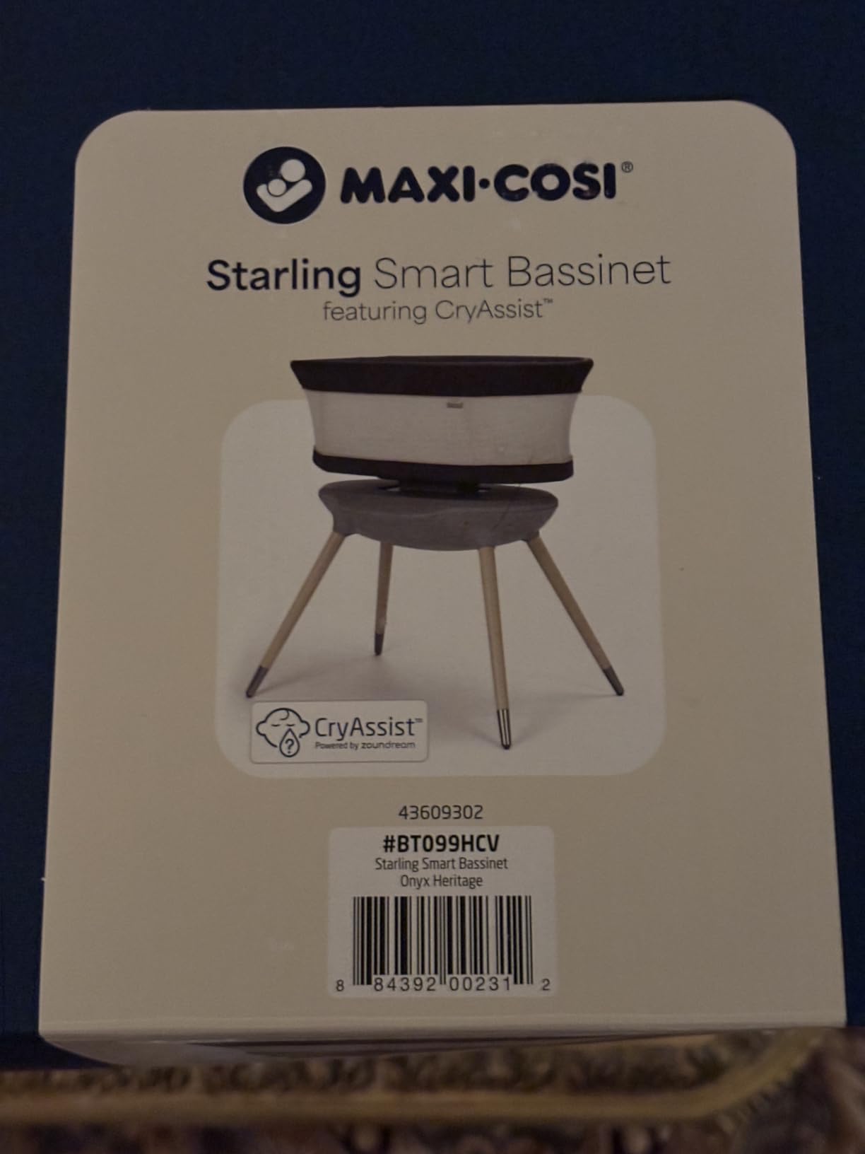 Maxi-Cosi Starling Smart Bassinet, CryAssist AI Cry Translation, 5 Rocking Motions, Cozy Mattress Pad, Machine-Washable Cover, Built-in Bluetooth Speaker, Heritage, Baby Bassinet Rocking customer photo 2