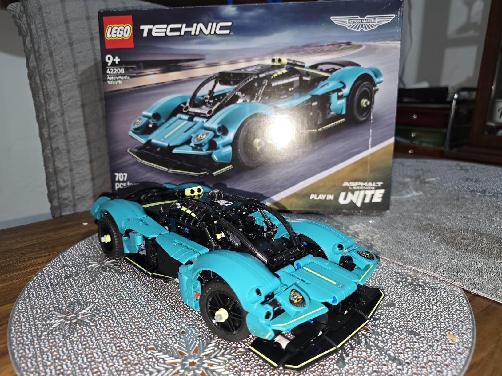 LEGO Technic Aston Martin Valkyrie Toy Car - Kids Model Kit Toy for Boys and Girls, Ages 9+ - Vehicle Building Set for Pretend Play & STEM Learning - Sports Car Gift Idea for Birthdays - 42208 customer photo 2