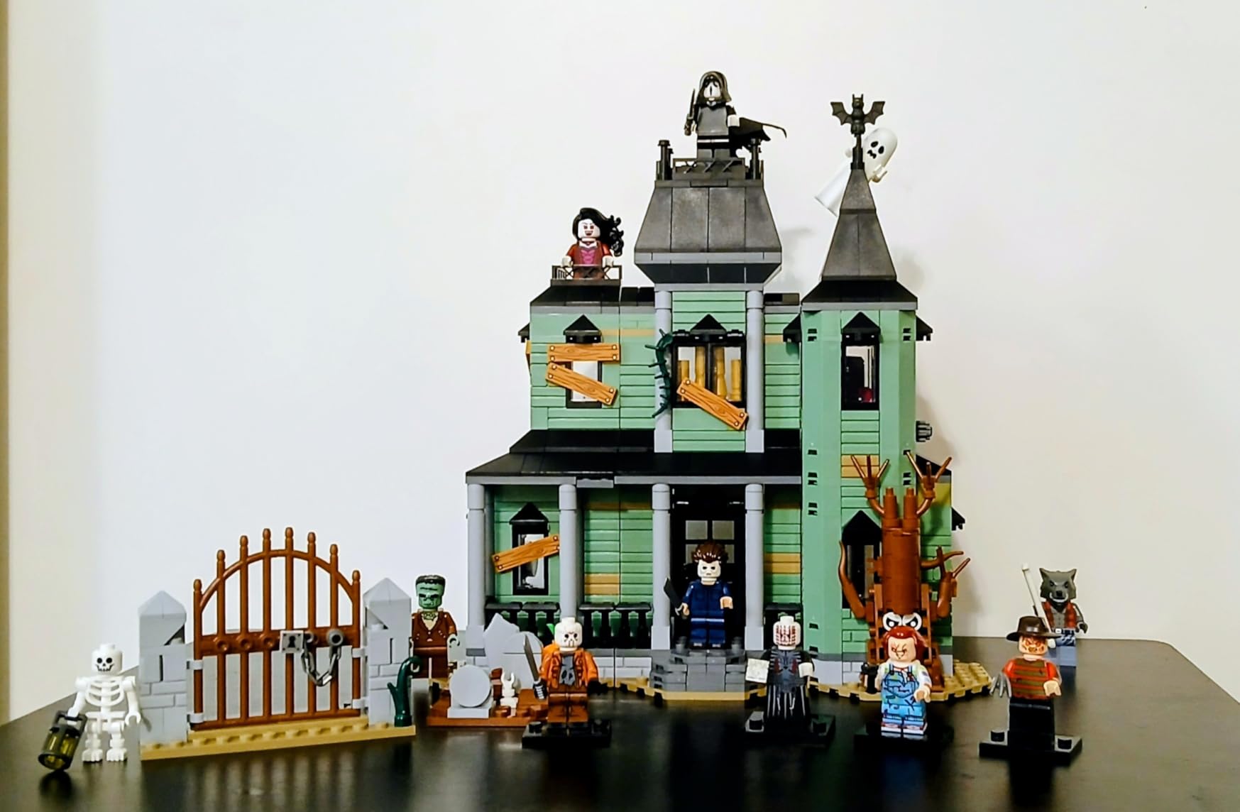 LEGO Creator 3 in 1 Haunted Mansion Building Toy for Kids - Halloween Building Blocks & Learning Toy for Girls & Boys, Ages 9+ - Build a Haunted House, Train, or Ship - Gift for Birthdays - 31167 customer photo 1
