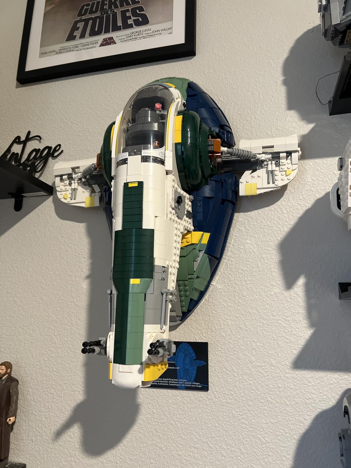 Star Wars Jango Fett's Firespray-Class Starship Building Set for Adults - Attack of The Clones Collectible Model Kit and Room Decor - DIY Gift Idea for Men, Women, & Any Fans, Ages 18+ - 75409 customer photo 1